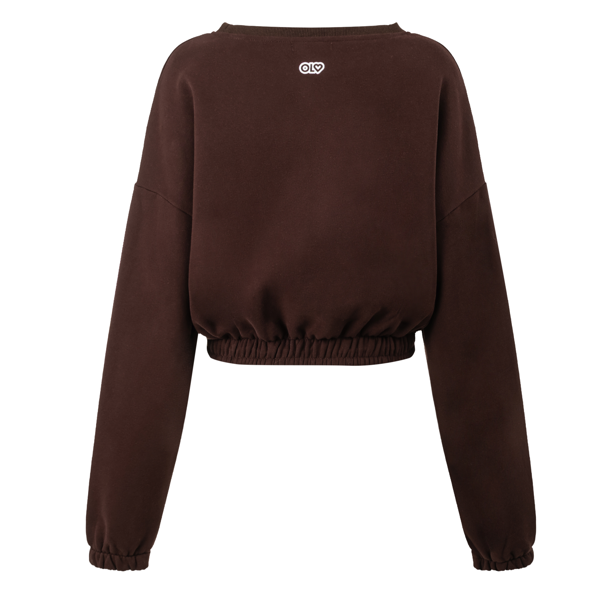 Bluza damska OLAVOGA LINDA SWEATSHIRT - Brąz