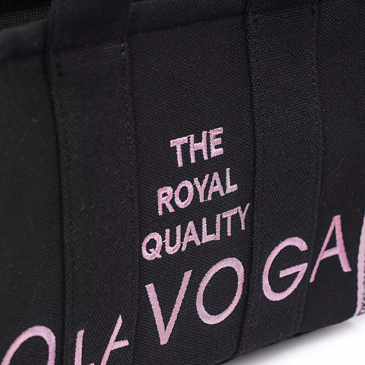 OLAVOGA NALA women's shopper bag - Black + powder pink