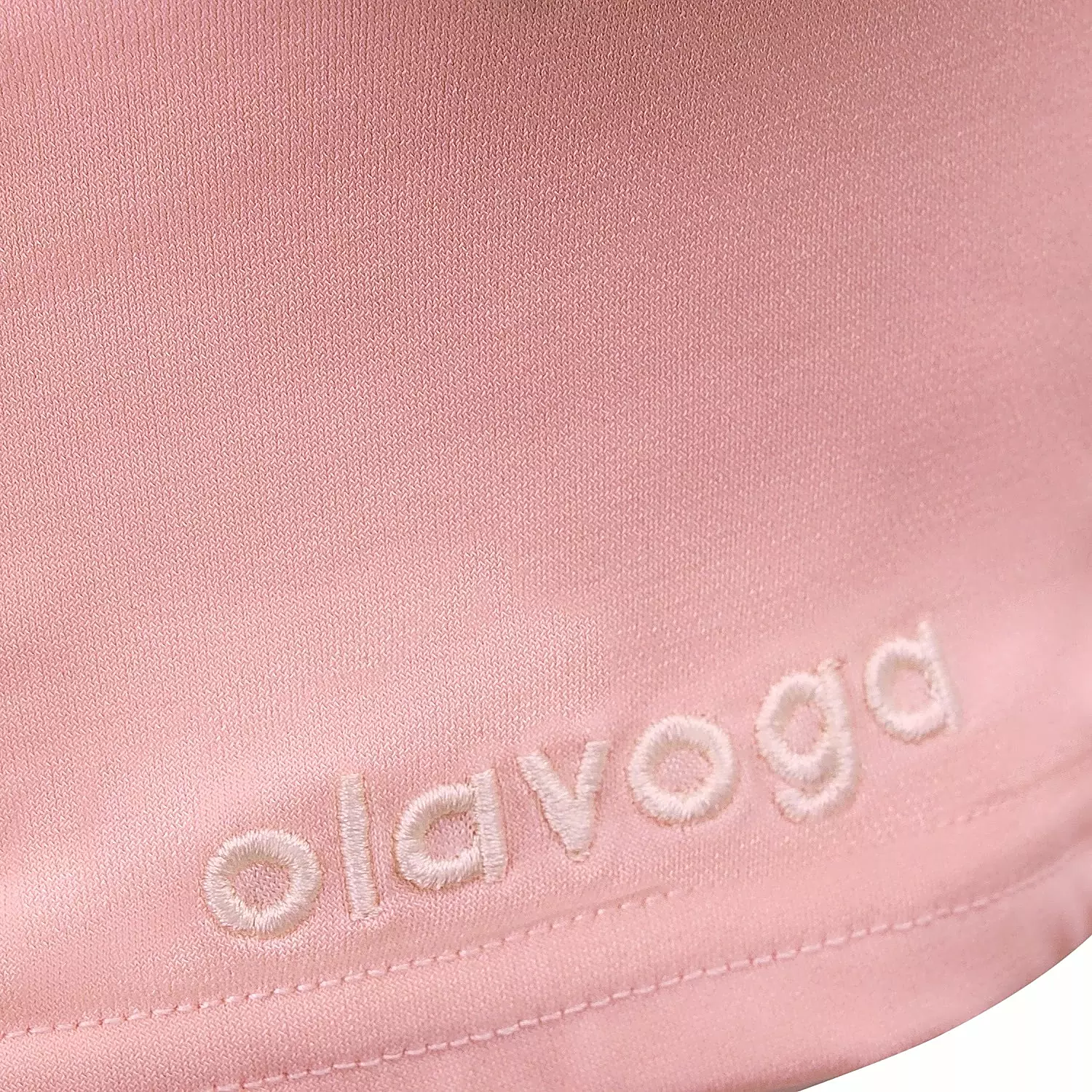 Top damski bandeau OLAVOGA LEYA - Pudrowy róż