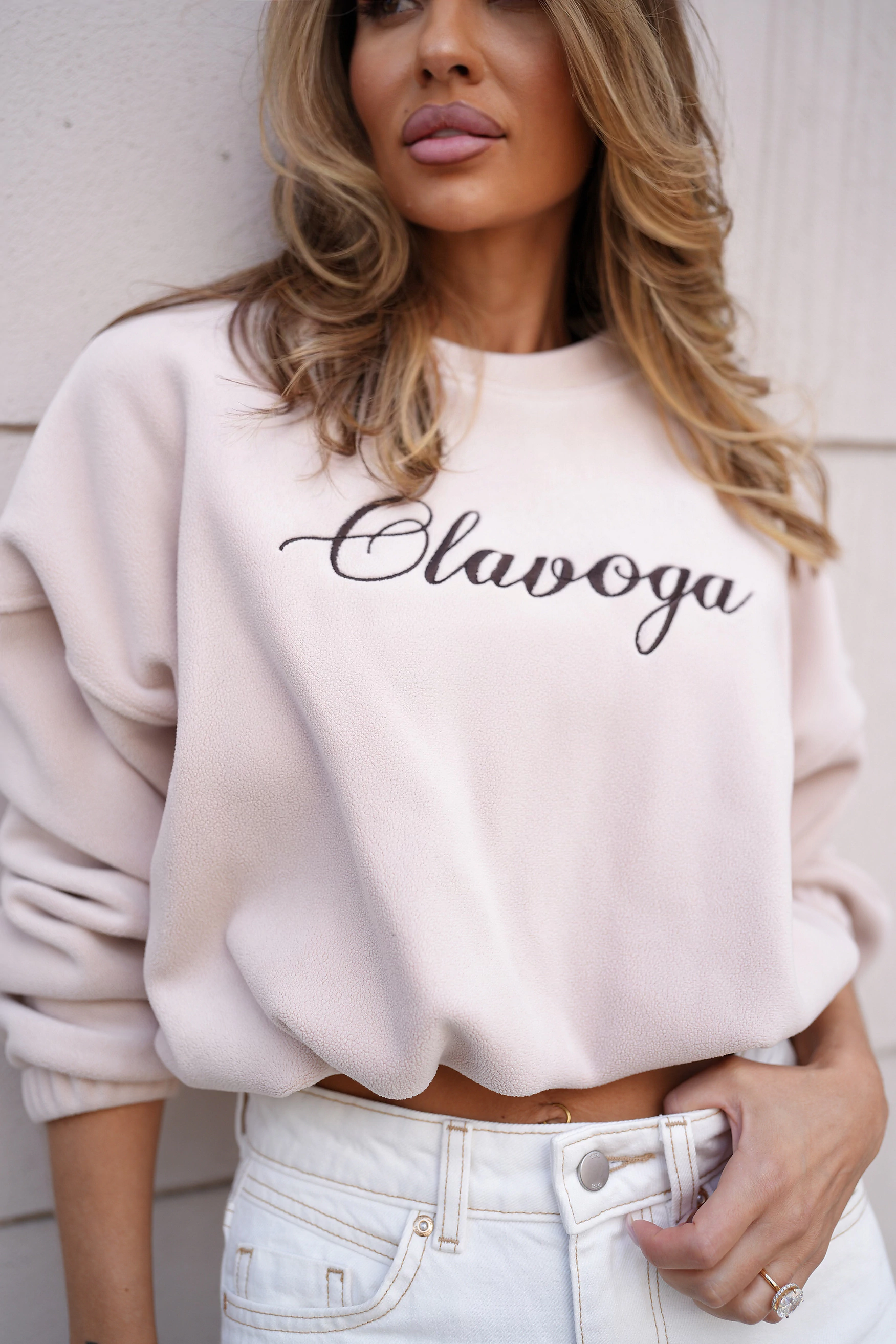 Bluza damska regulowana OLAVOGA RETOA - Beż