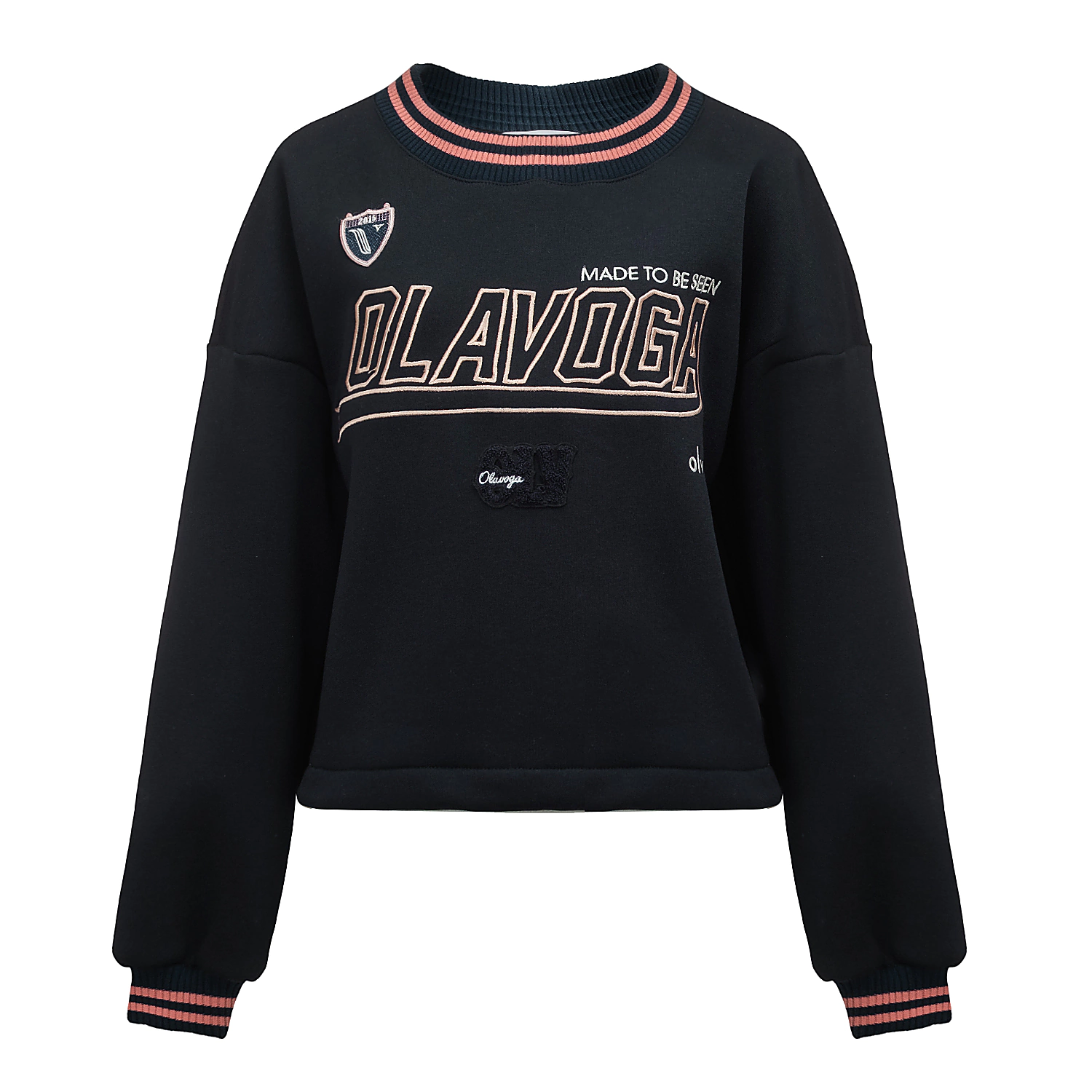 OLAVOGA VESA Damen Sweatshirt - navy blau