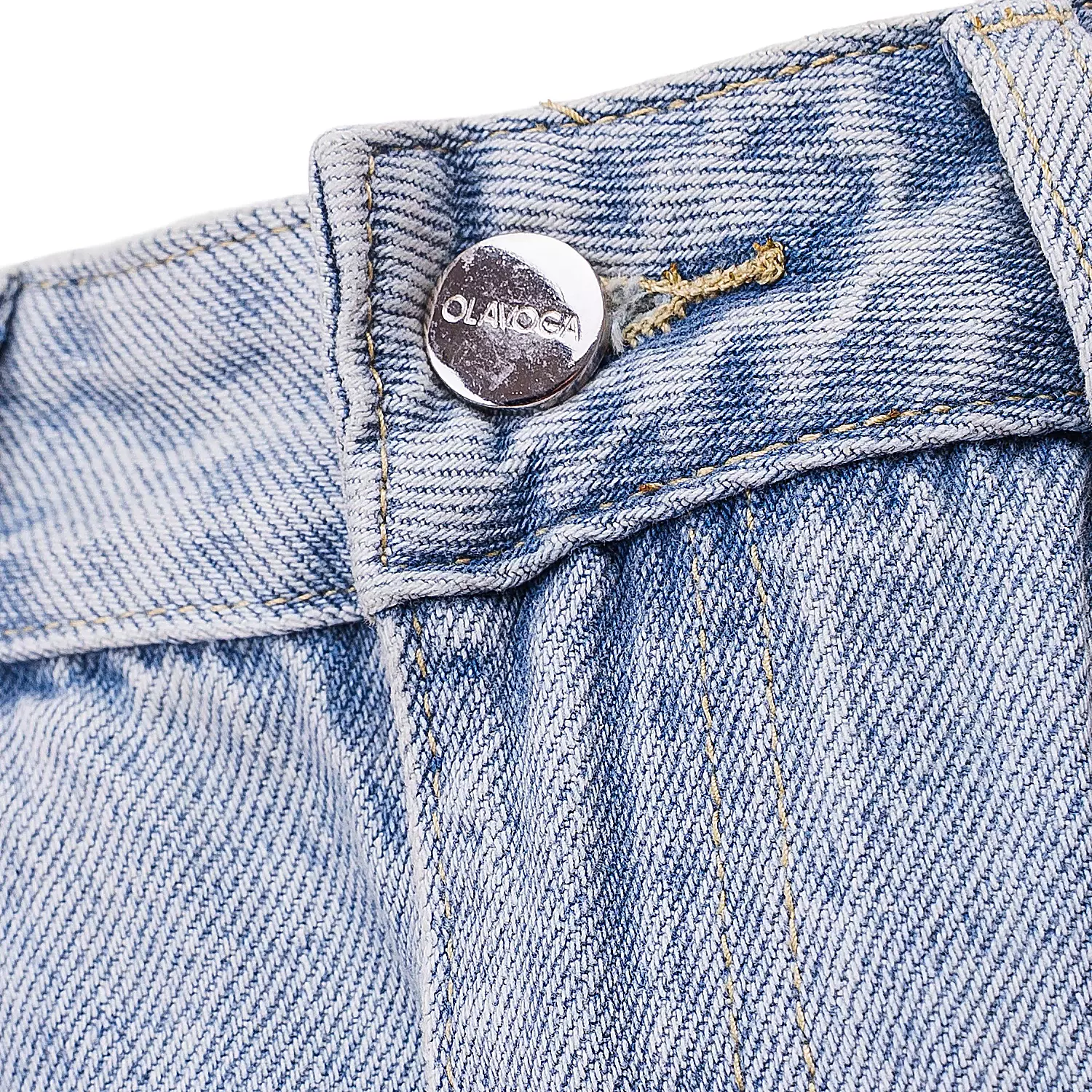 Spodnie damskie OLAVOGA SKYLINE - Jasny jeans