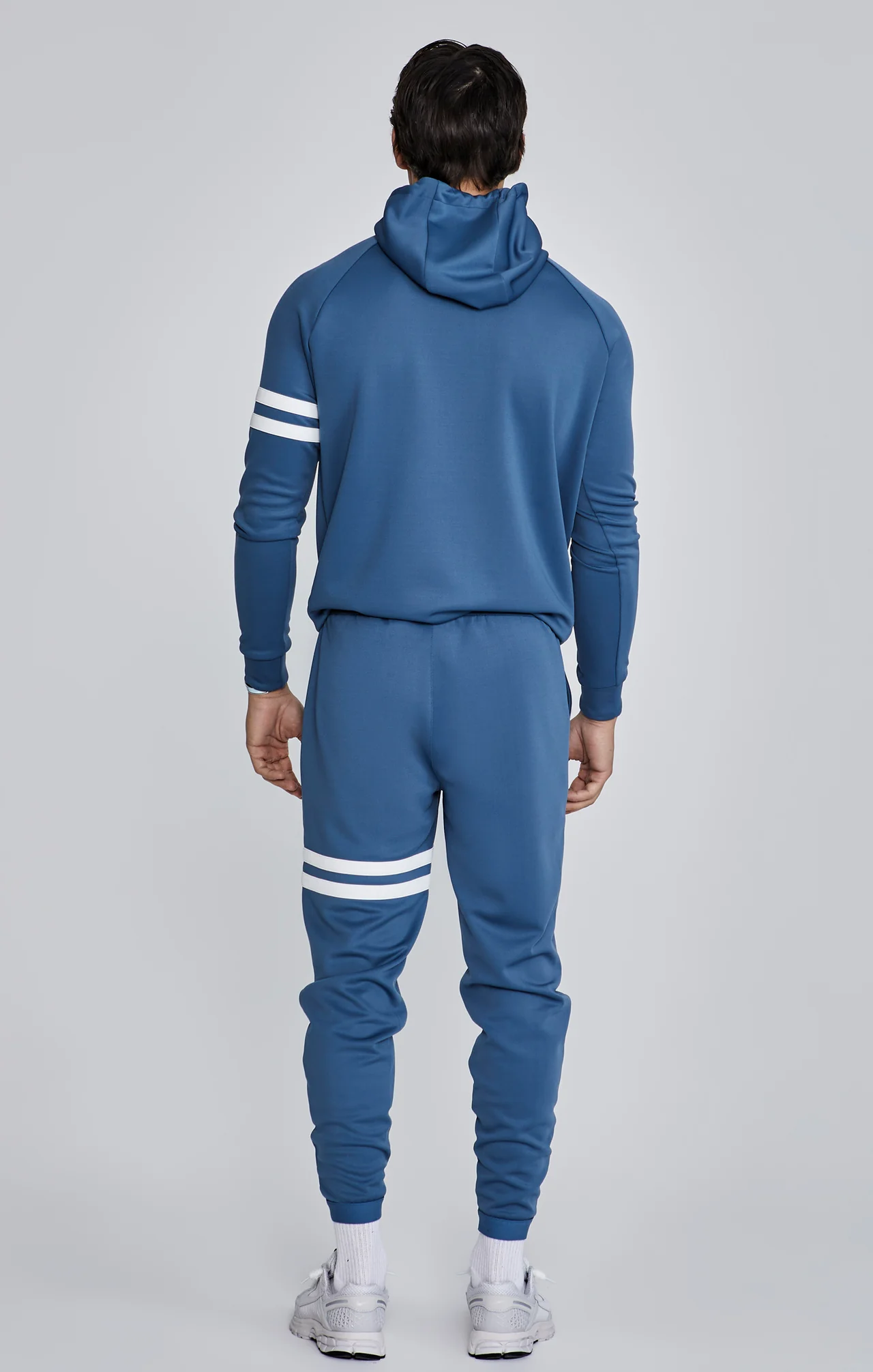 Blue siksilk hoodie sales