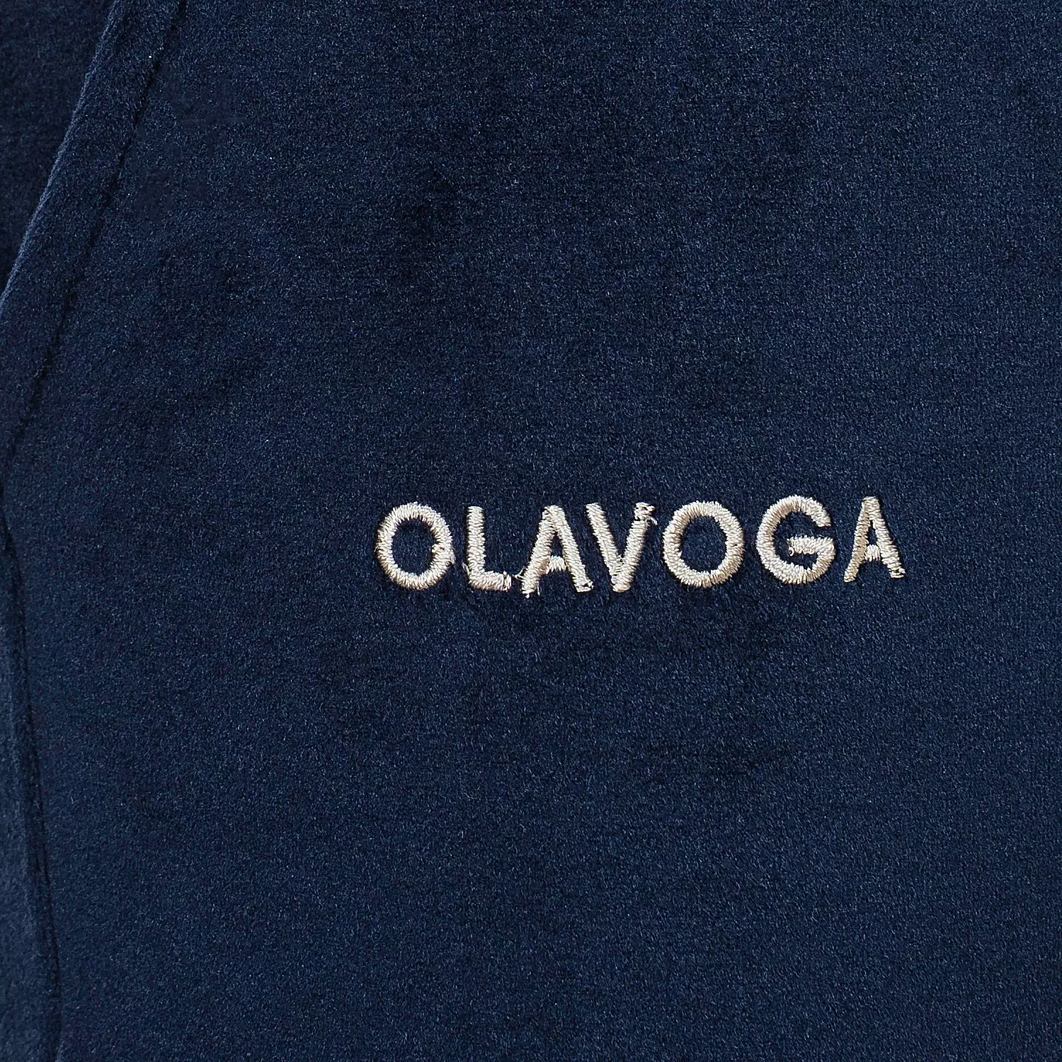Damenset aus Velours OLAVOGA VELVET ASH MEN - Marineblau