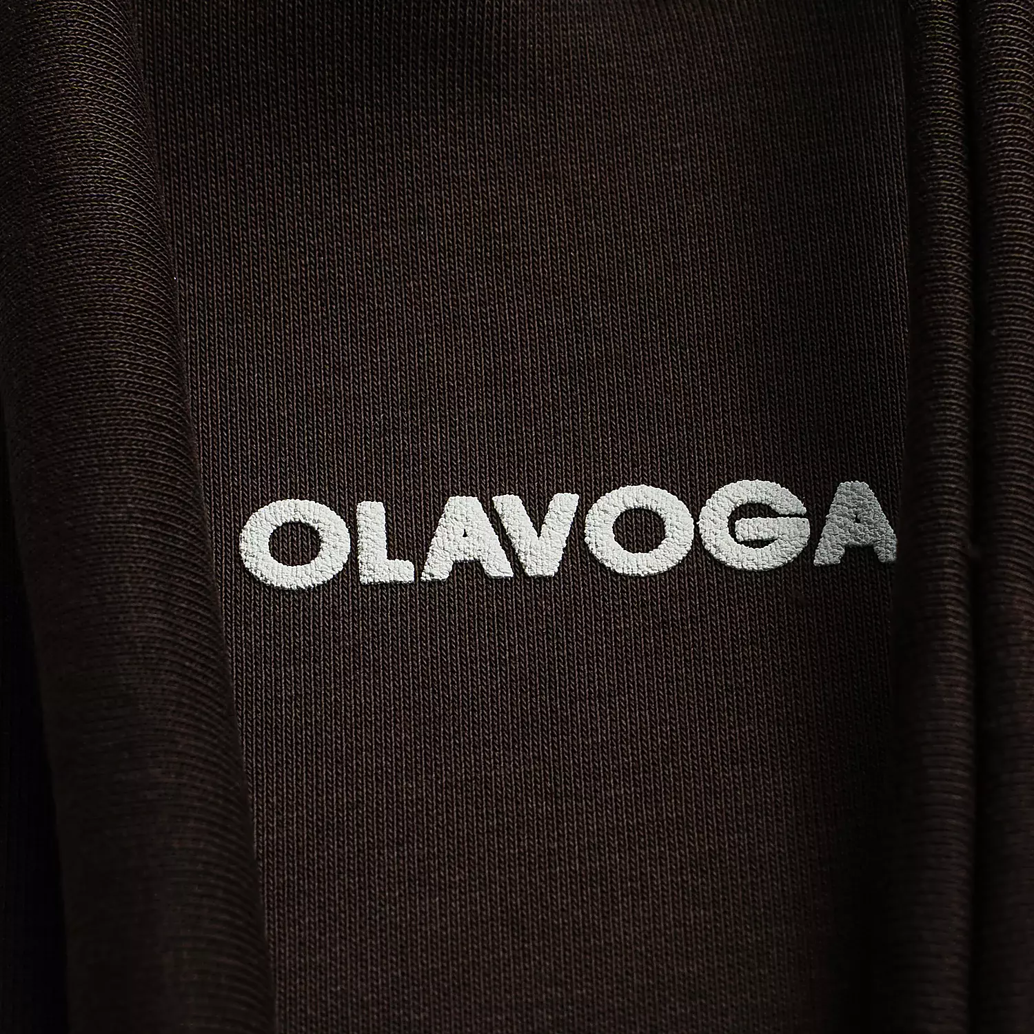 OLAVOGA VINTA dámská mikina s logem - hnědá