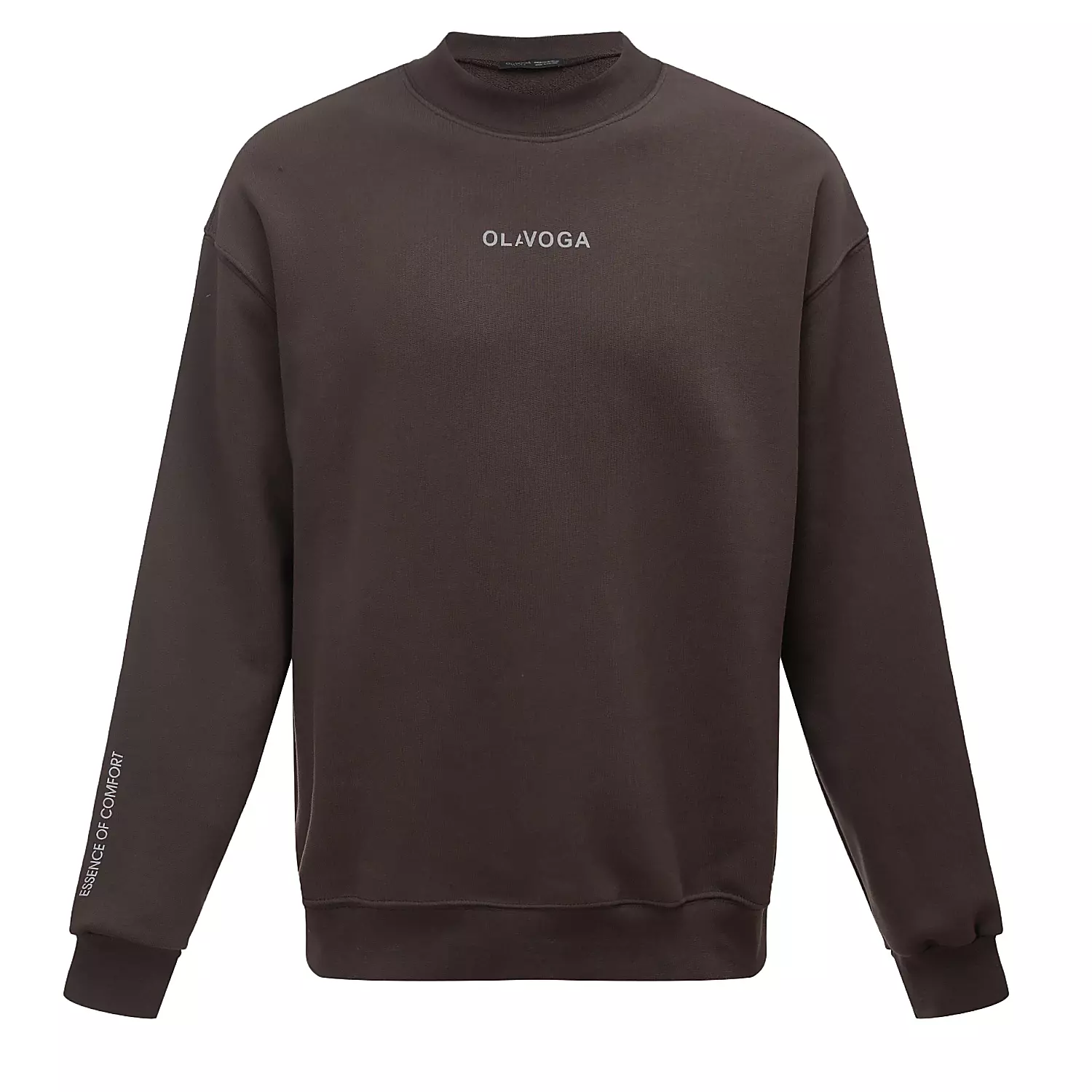 OLAVOGA Männer FLASH Kragen Sweatshirt - Braun