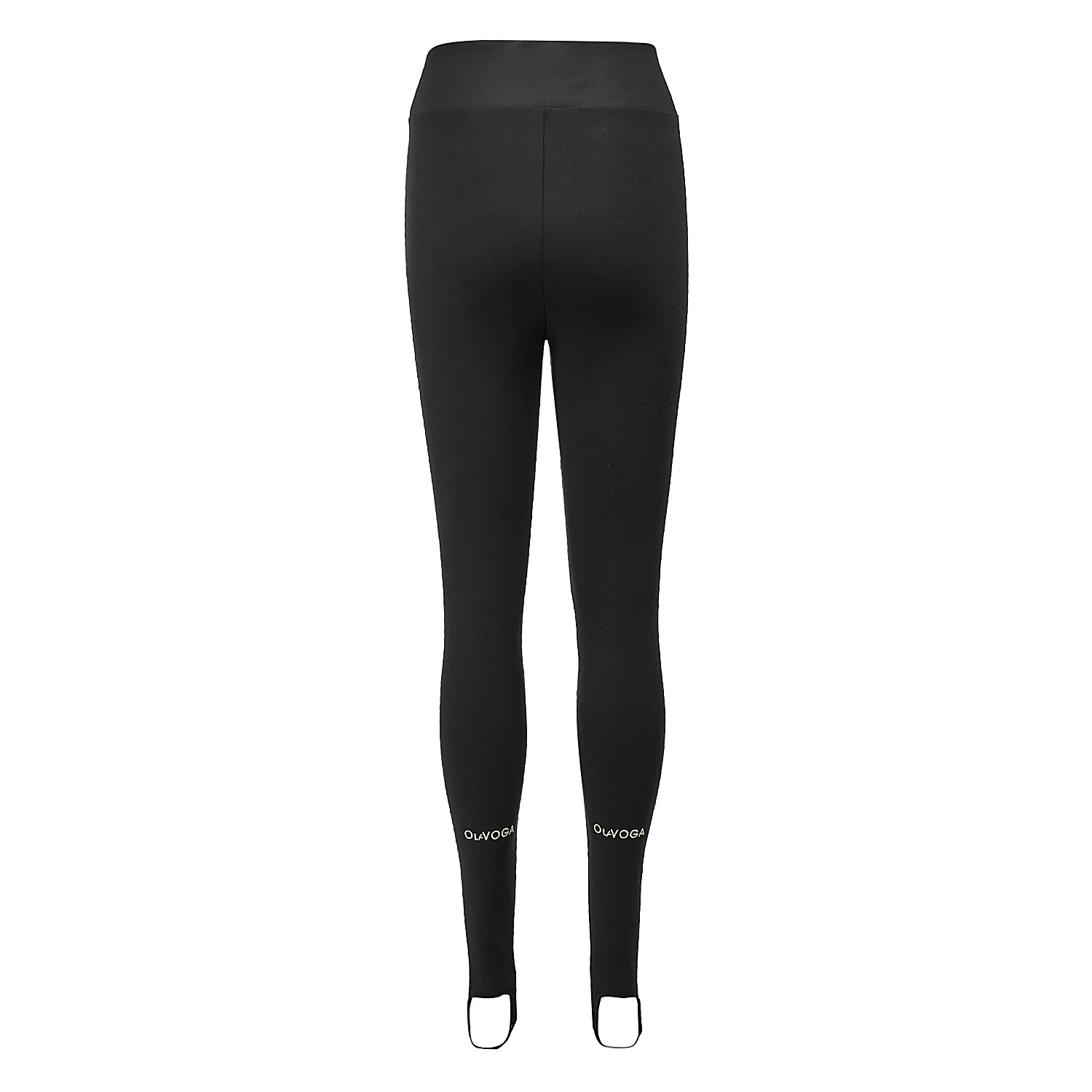 Damen-Leggings mit Fersenkappe OLAVOGA FLEXIBLE - Schwarz