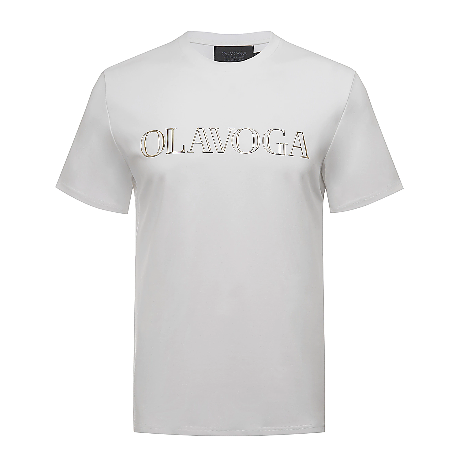 OLAVOGA Men BERG appliqué T-shirt - Écru