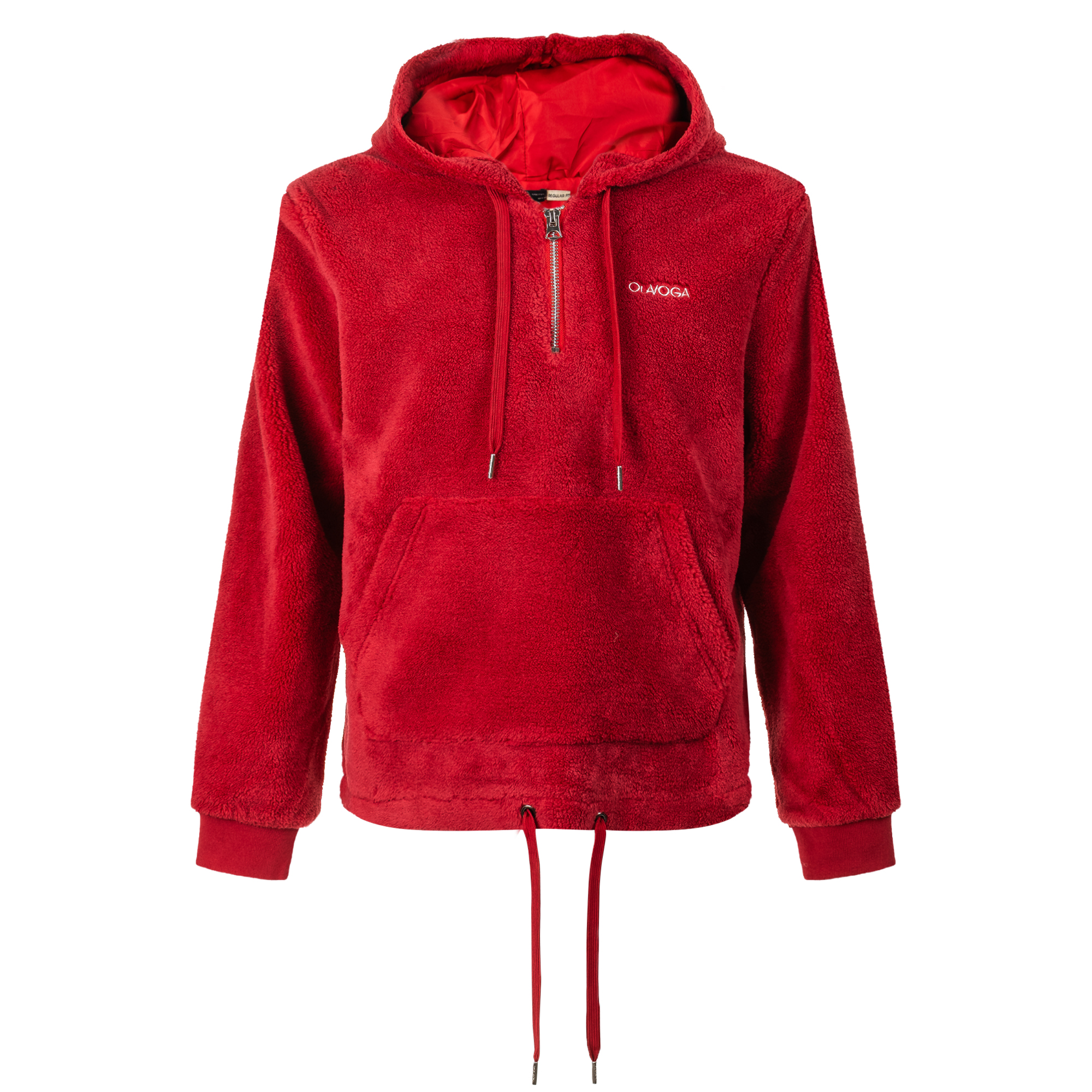 Bluza męska z kapturem OLAVOGA Men GEMVION - Czerwony