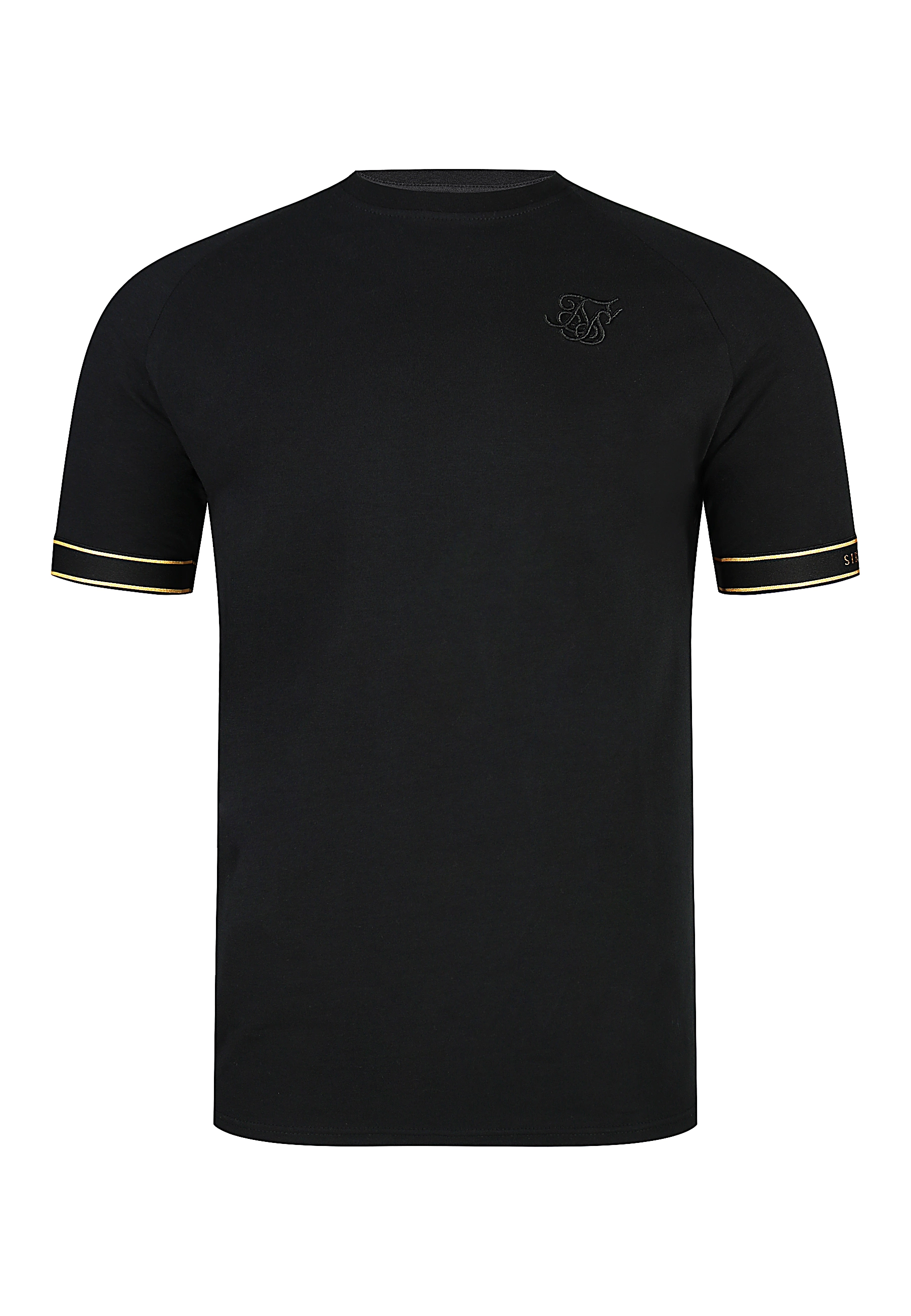 T-shirt męski SIKSILK TECH 28219 - Czarny