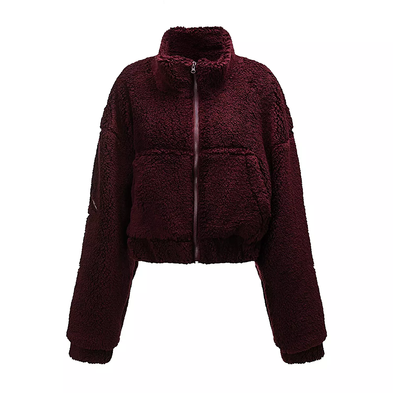 OLAVOGA TEDI Damen-Teddy-Sweatshirt - Maroon