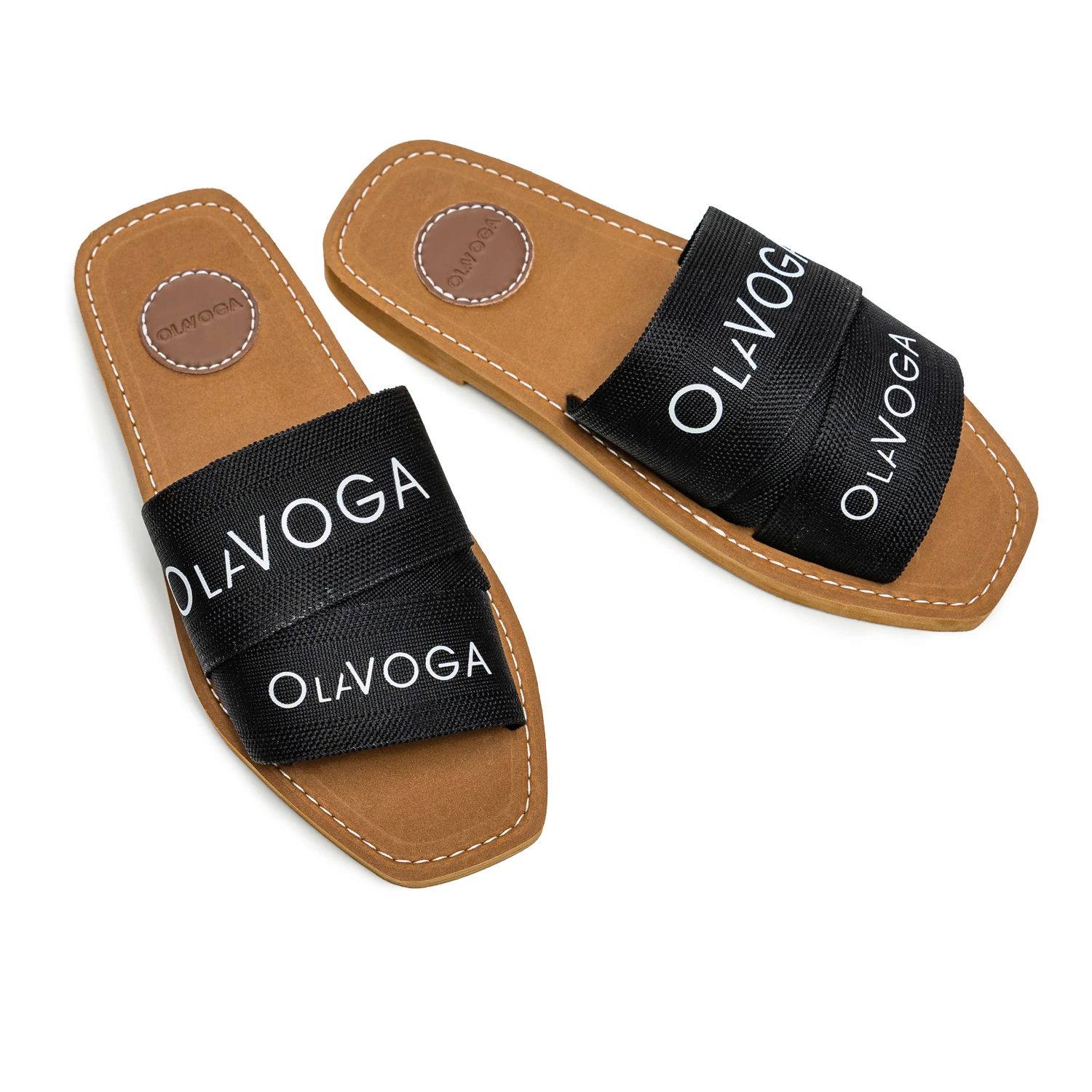 OLAVOGA EARTH women's flip-flops - Black