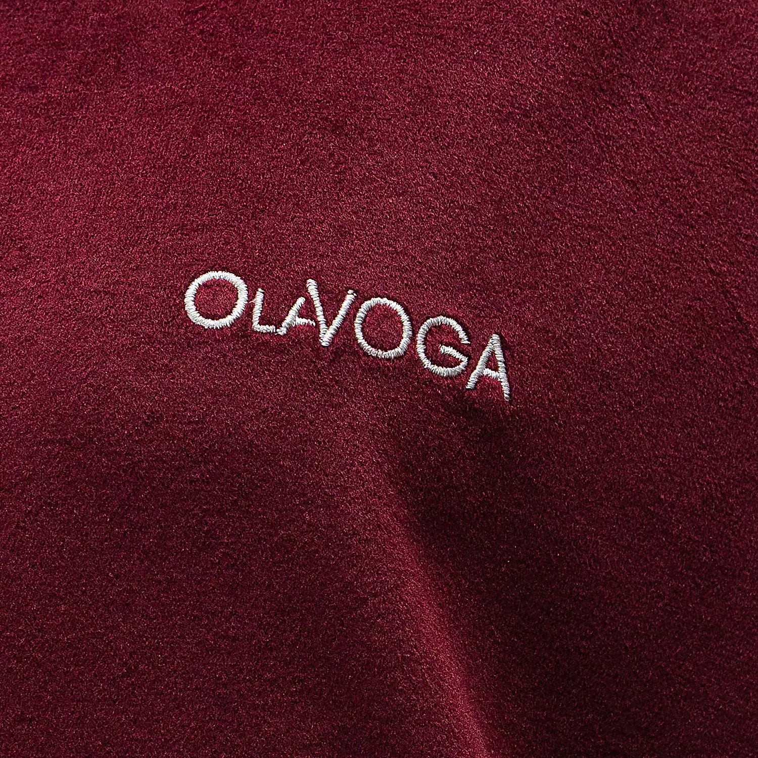 Ladies' casual velour set OLAVOGA VELVET WOOD - Maroon