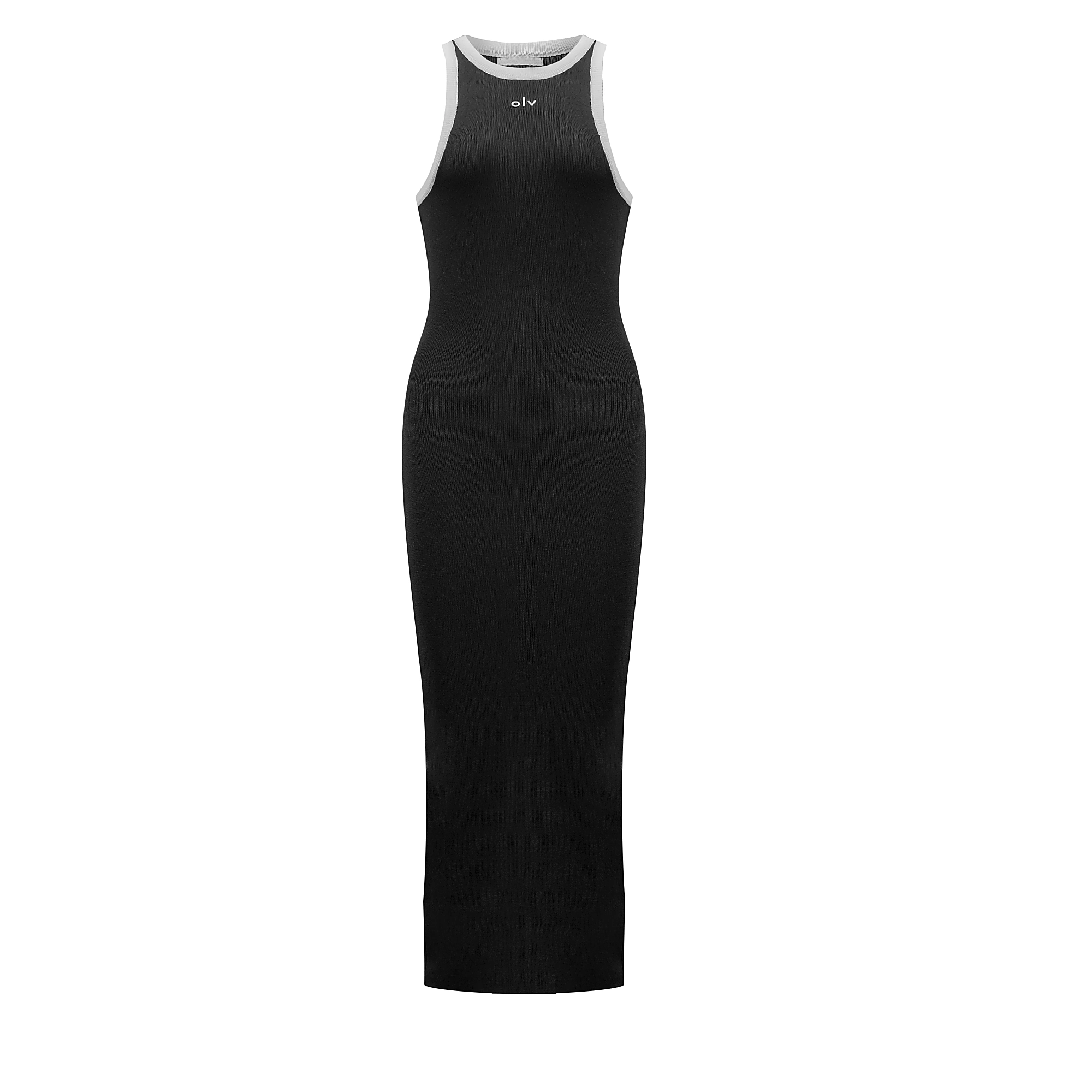 Damen-Trägerkleid OLAVOGA MANUAL - Schwarz