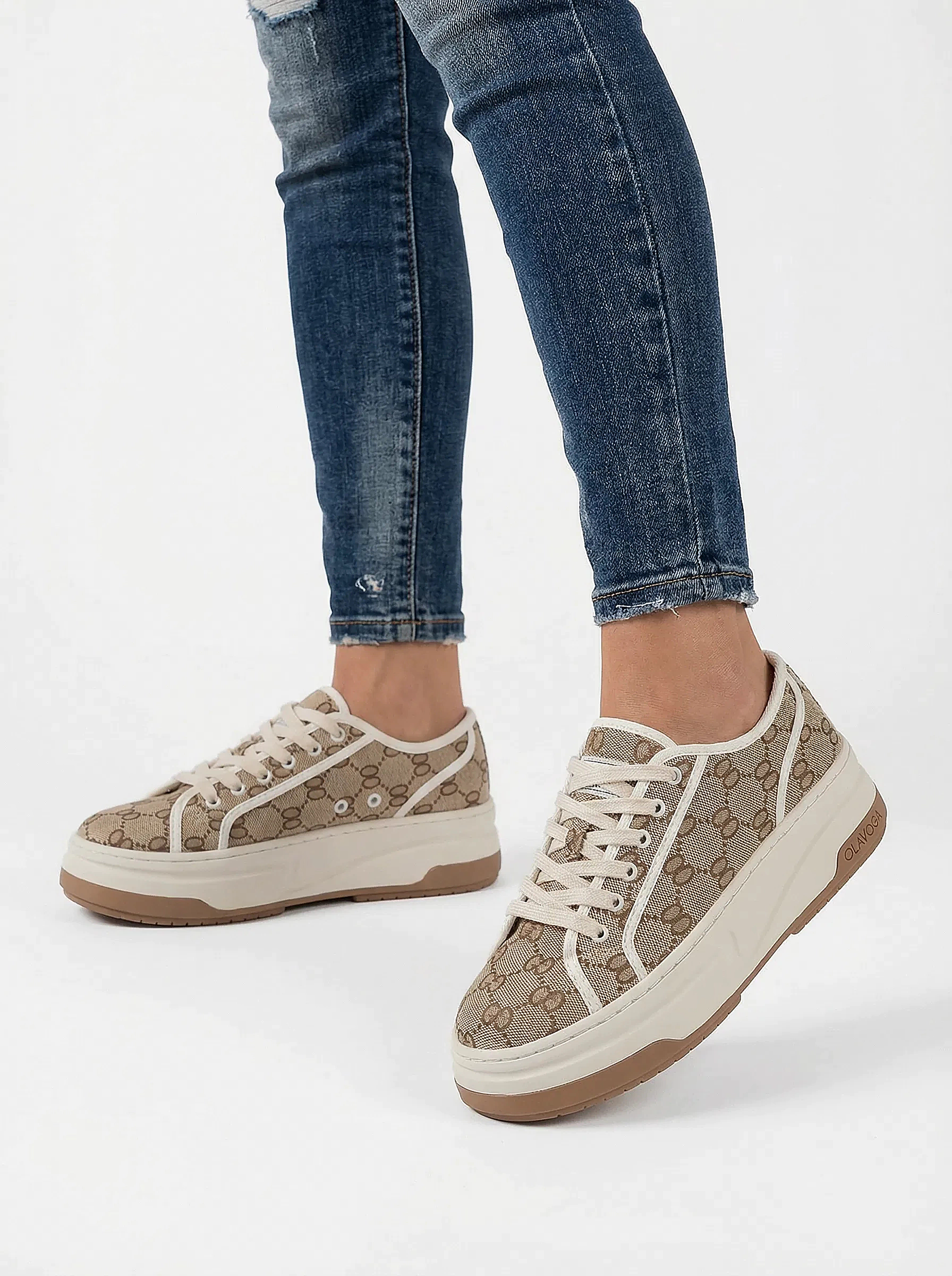 Buty damskie OLAVOGA MALLOW - Beżowy