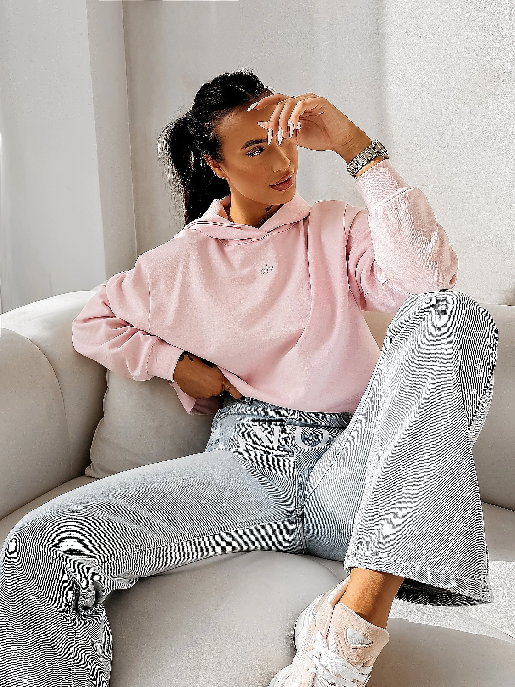 OLAVOGA APERIO women's hoodie - Pink