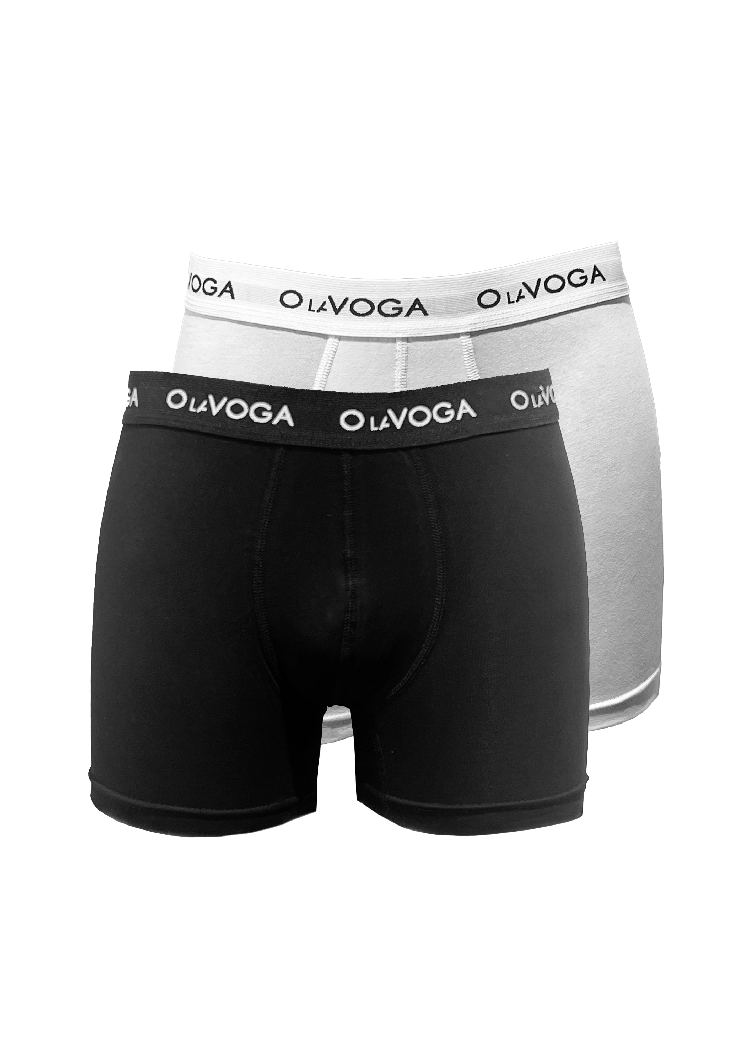 Men's boxer shorts 3-pack O'la Voga Men BEST 2024 Black XL