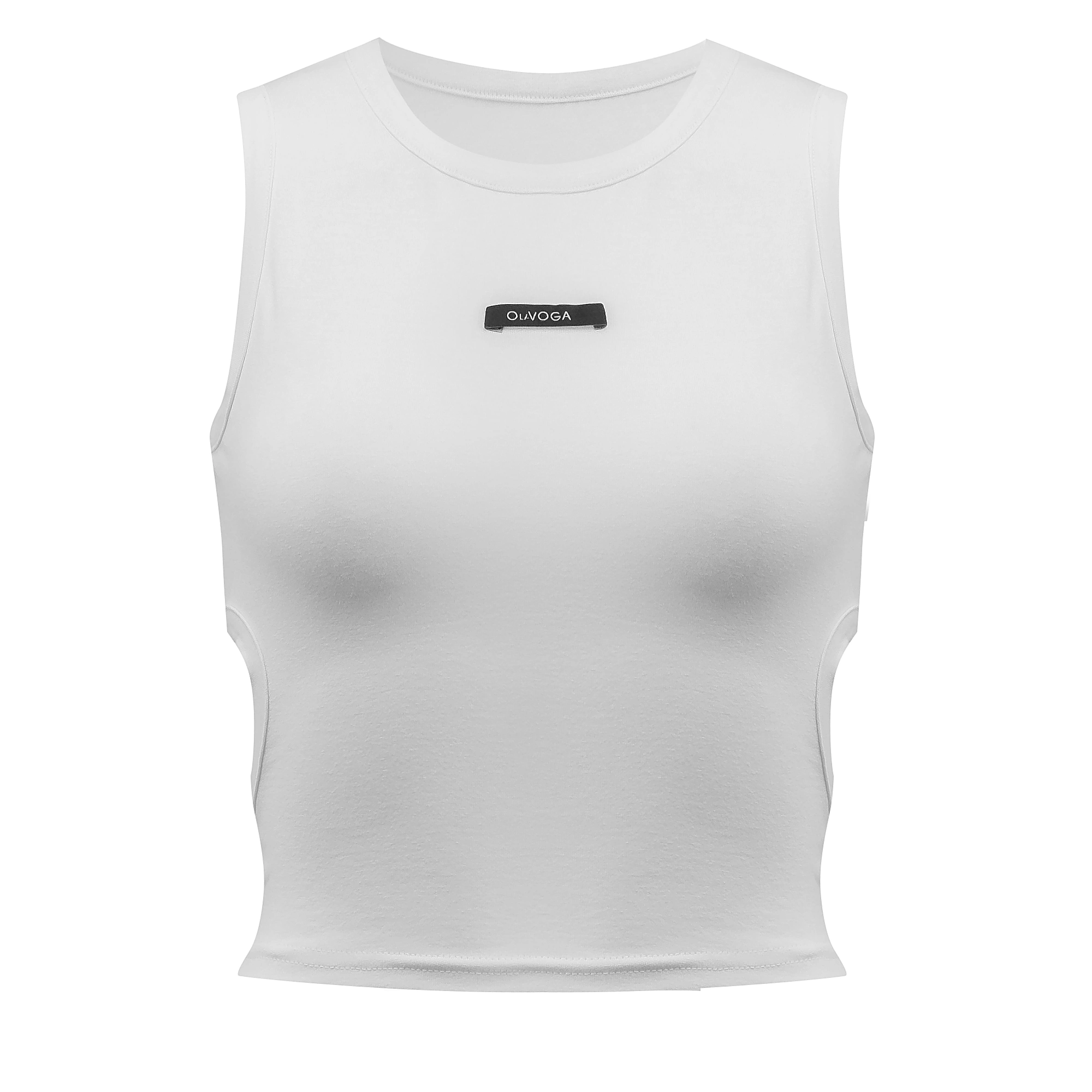 Top damski slim fit OLAVOGA DAYBREAK - Écru
