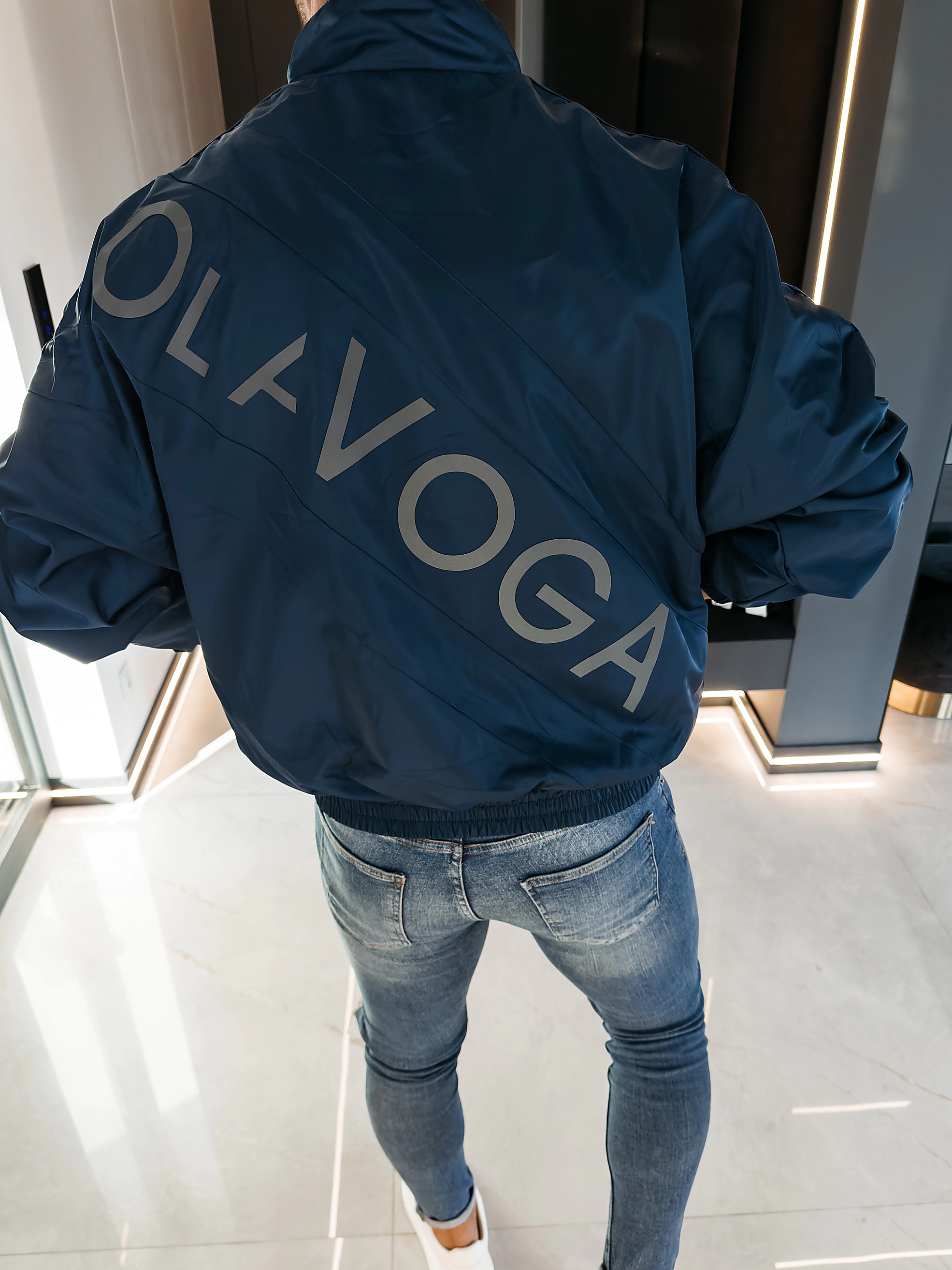 OLAVOGA Men VEAGE technical jacket - navy blue