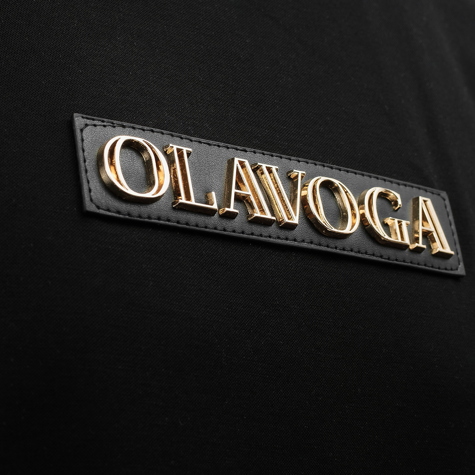 T-shirt męski OLAVOGA Men SOBRE - Czarny