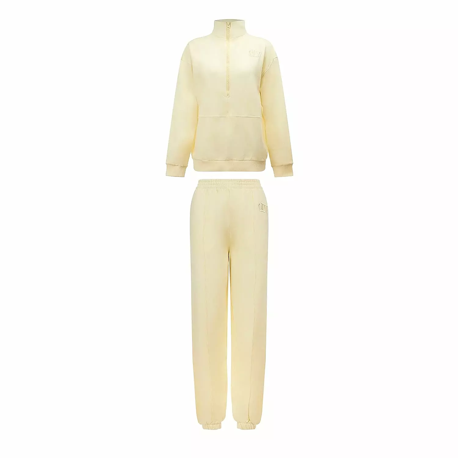 Damen-Trainingsanzug-Set OLAVOGA BLOOM - Gelb