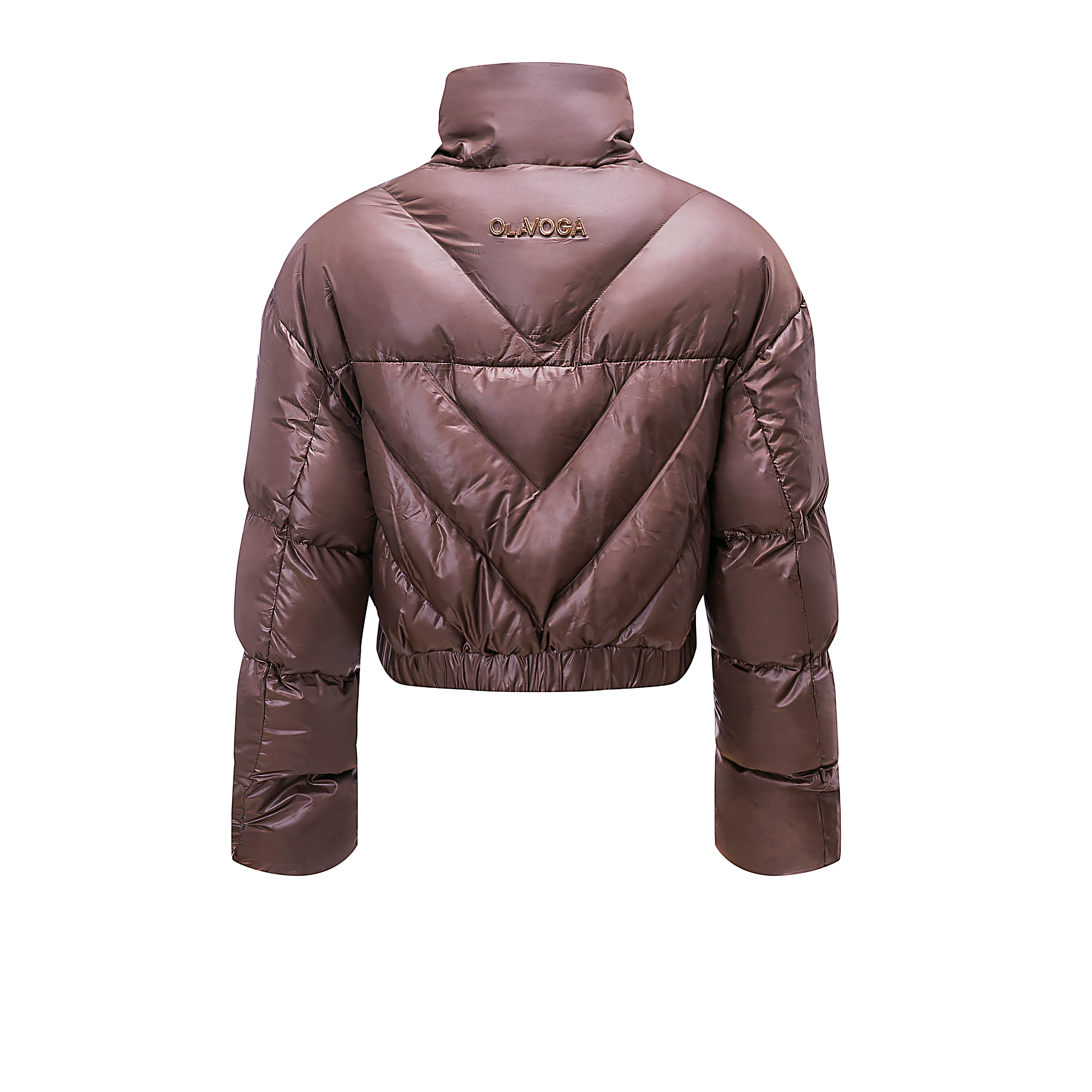 OLAVOGA TAAZU women's quilted jacket - Brown