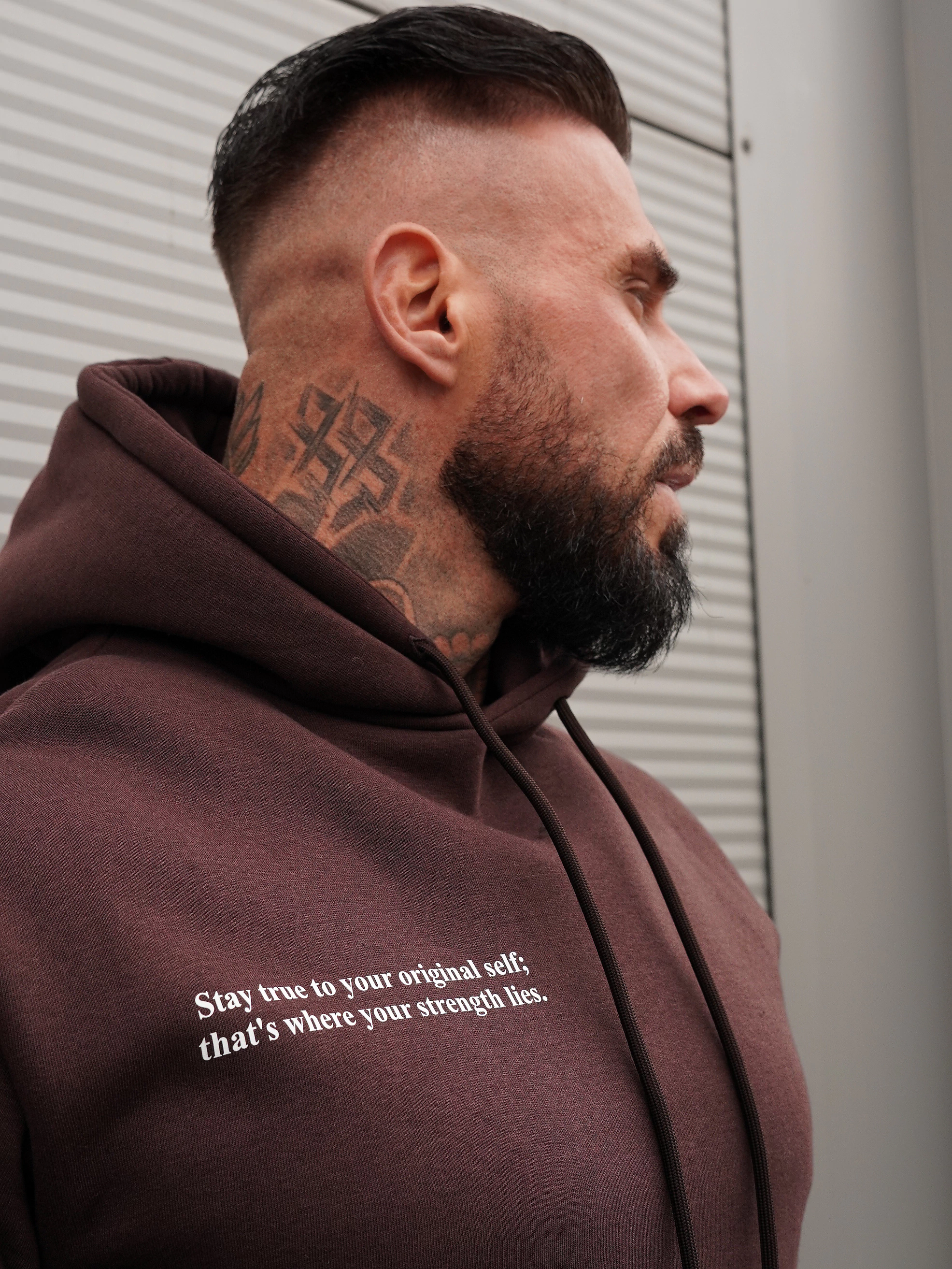 Bluza męska ze skrzydłami OLAVOGA Men EAGLE - Brąz