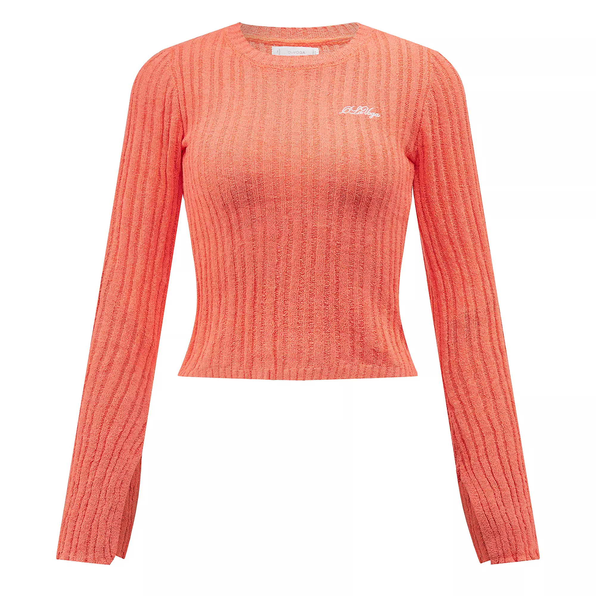 Women's jumper with flared sleeves OLAVOGA ZIRRA - Orange