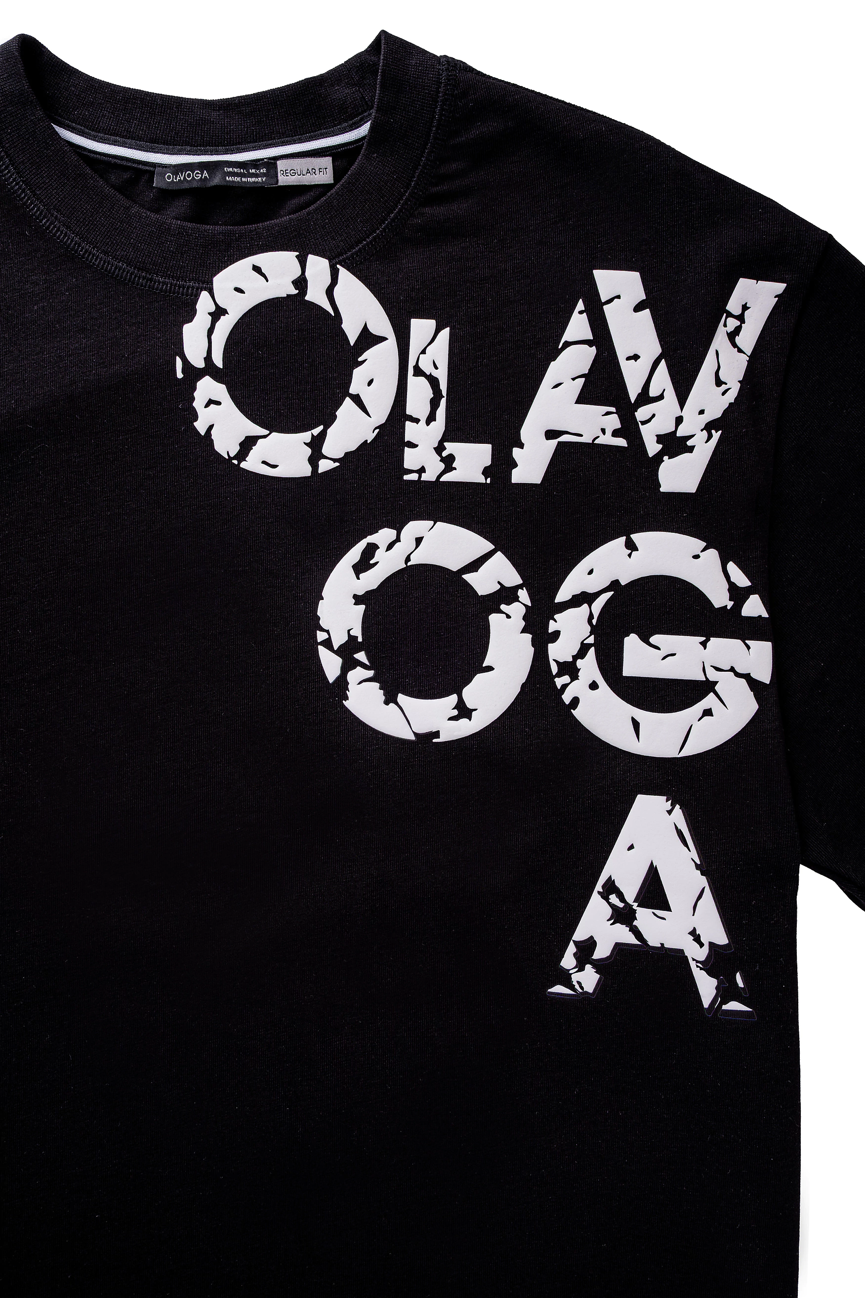 T-shirt męski OLAVOGA Men MALOR - Czarny