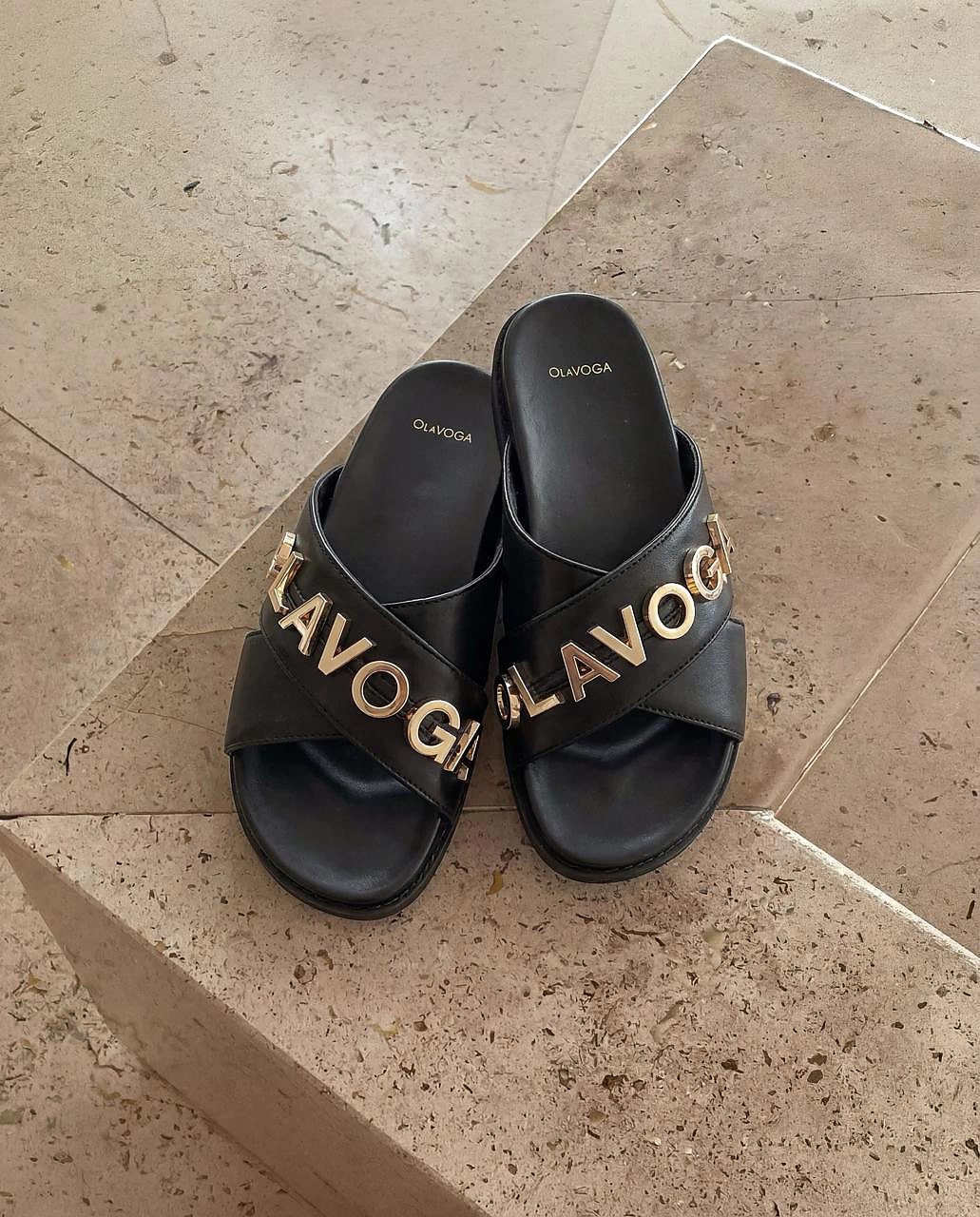 OLAVOGA TILLY Damen Flip-Flops - Schwarz
