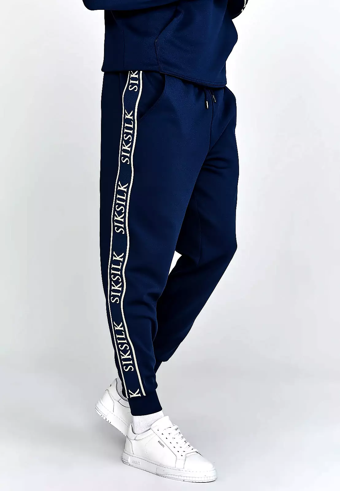 SIKSILK Herren Jogginghose 24195 - Marineblau