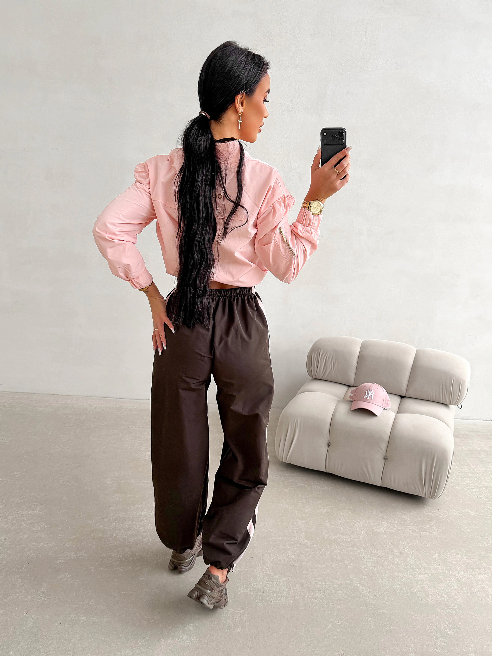 Große Damen-Logo-Hose OLAVOGA DANCE - Braun