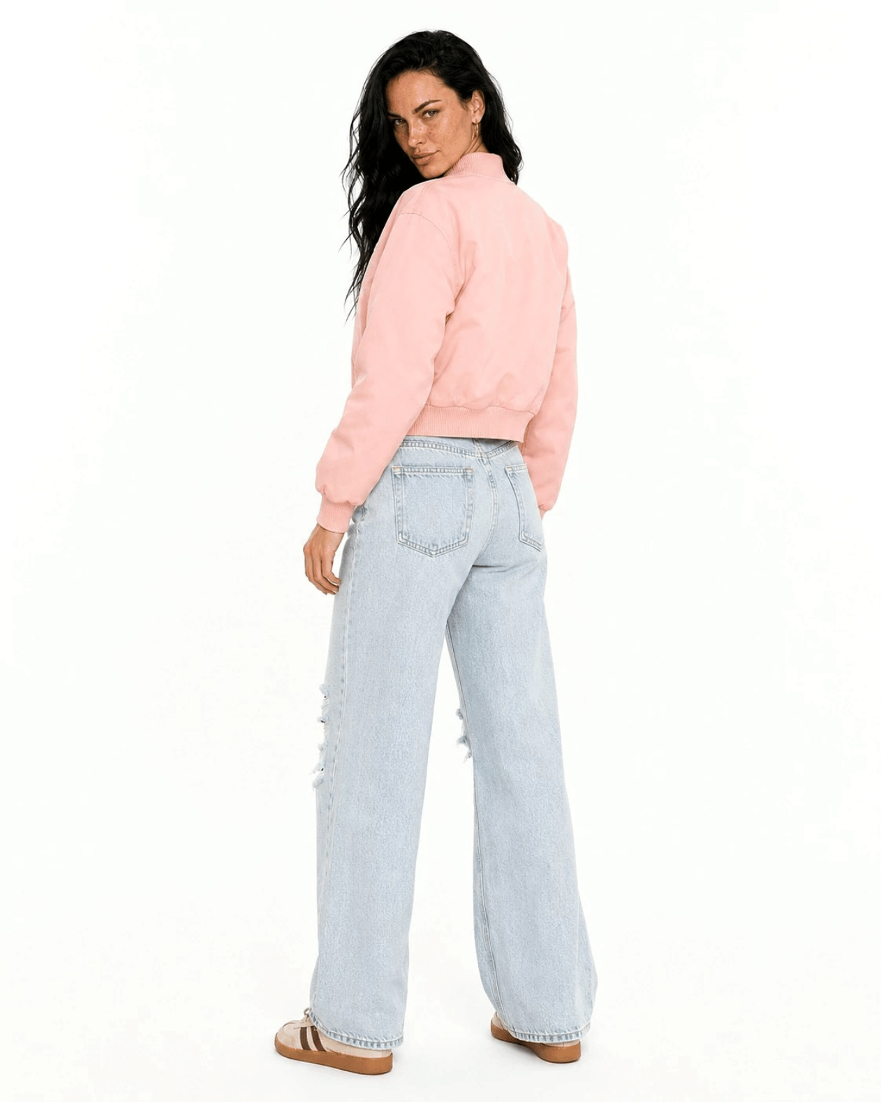OLAVOGA MASTI bomber jacket - Neon coral
