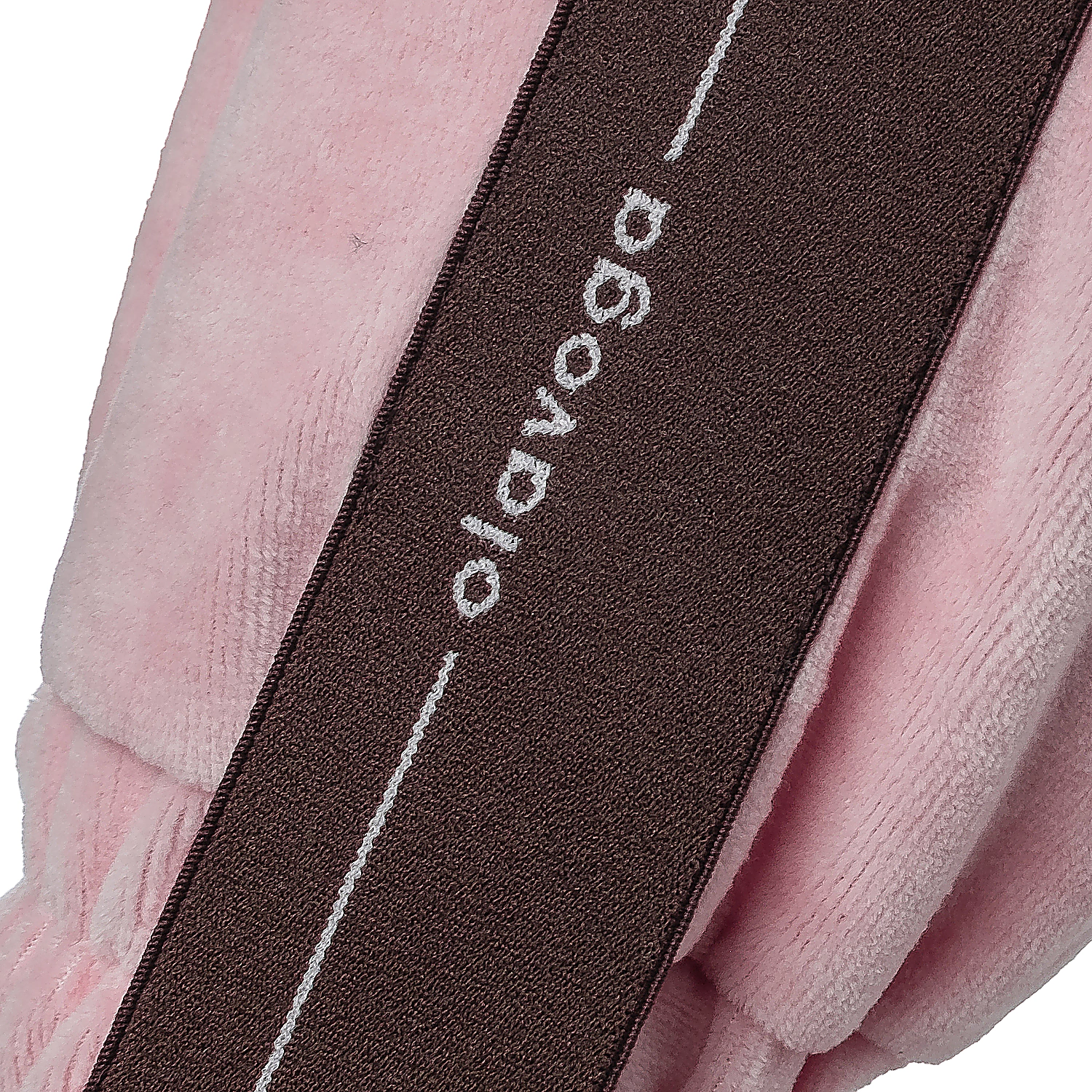 Damenset aus Velours OLAVOGA SMOOVE - Puderrosa