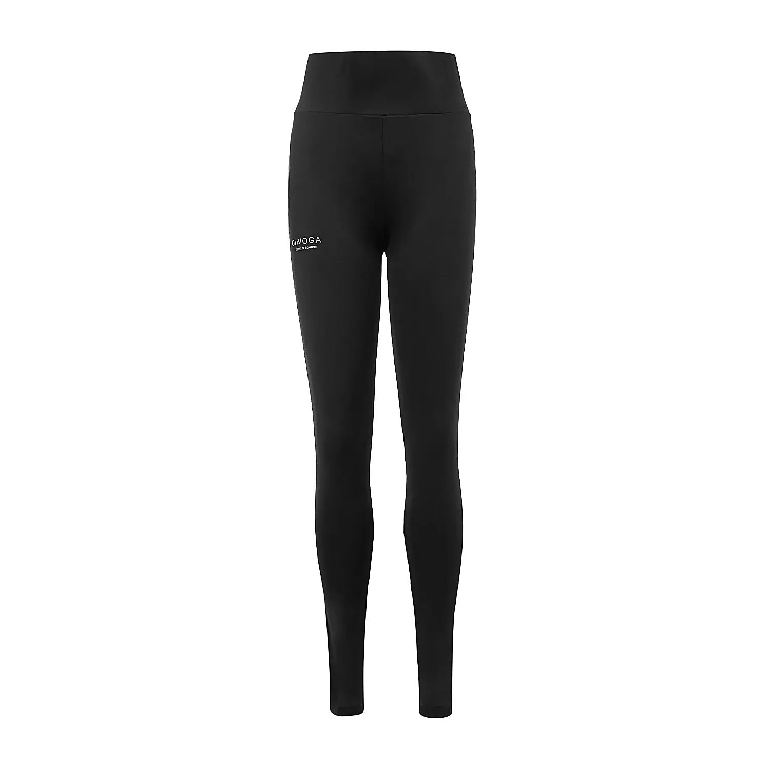OLAVOGA PLAIN Leggings mit hoher Taille - Schwarz