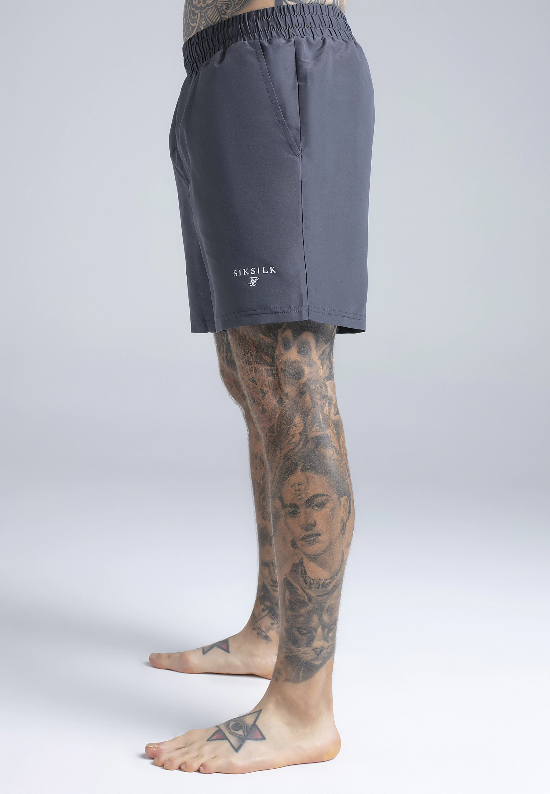 SIKSILK men's swim shorts 28881 - Grey