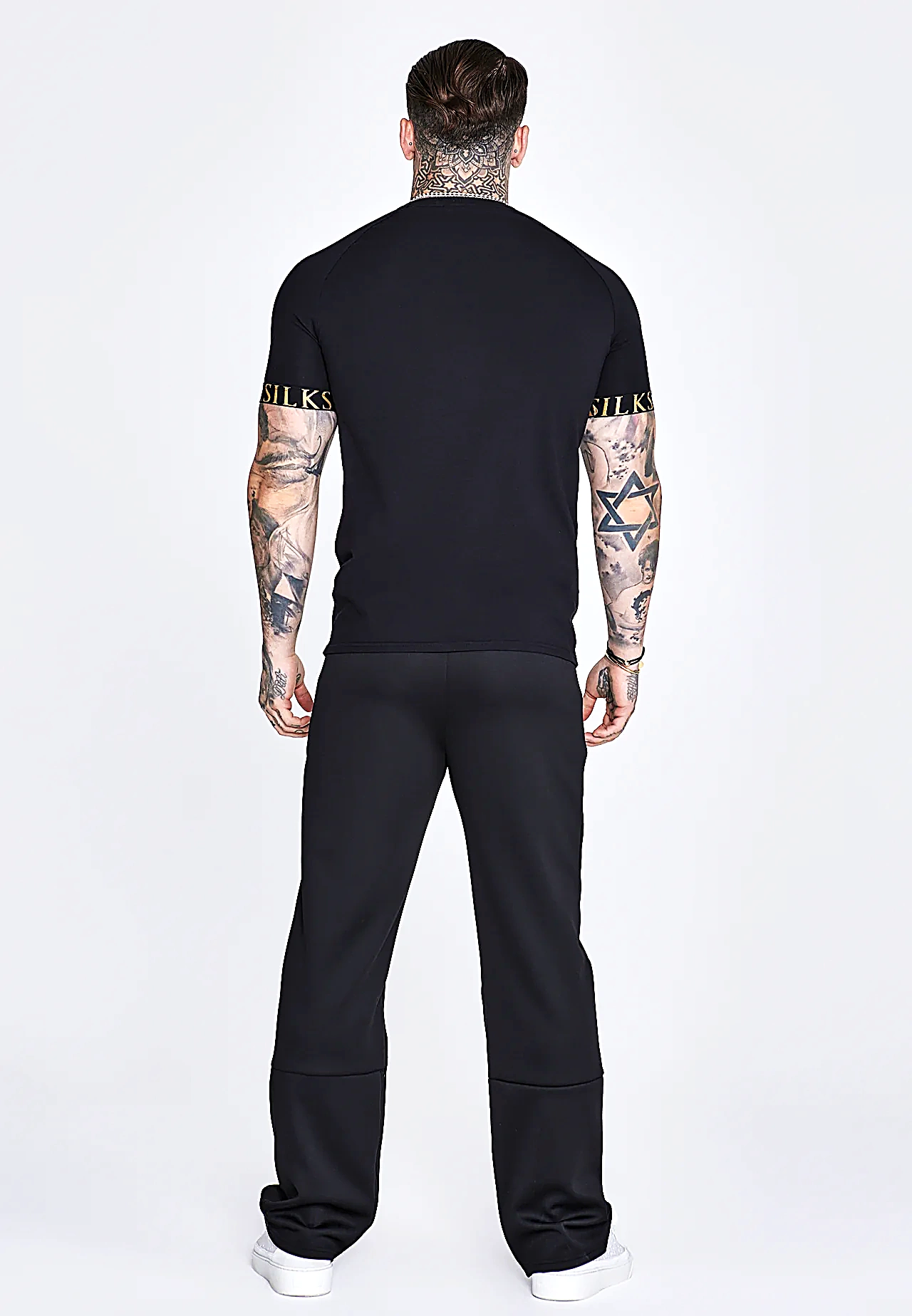 SIKSILK TECH-T-Shirt 28401 für Herren - Schwarz