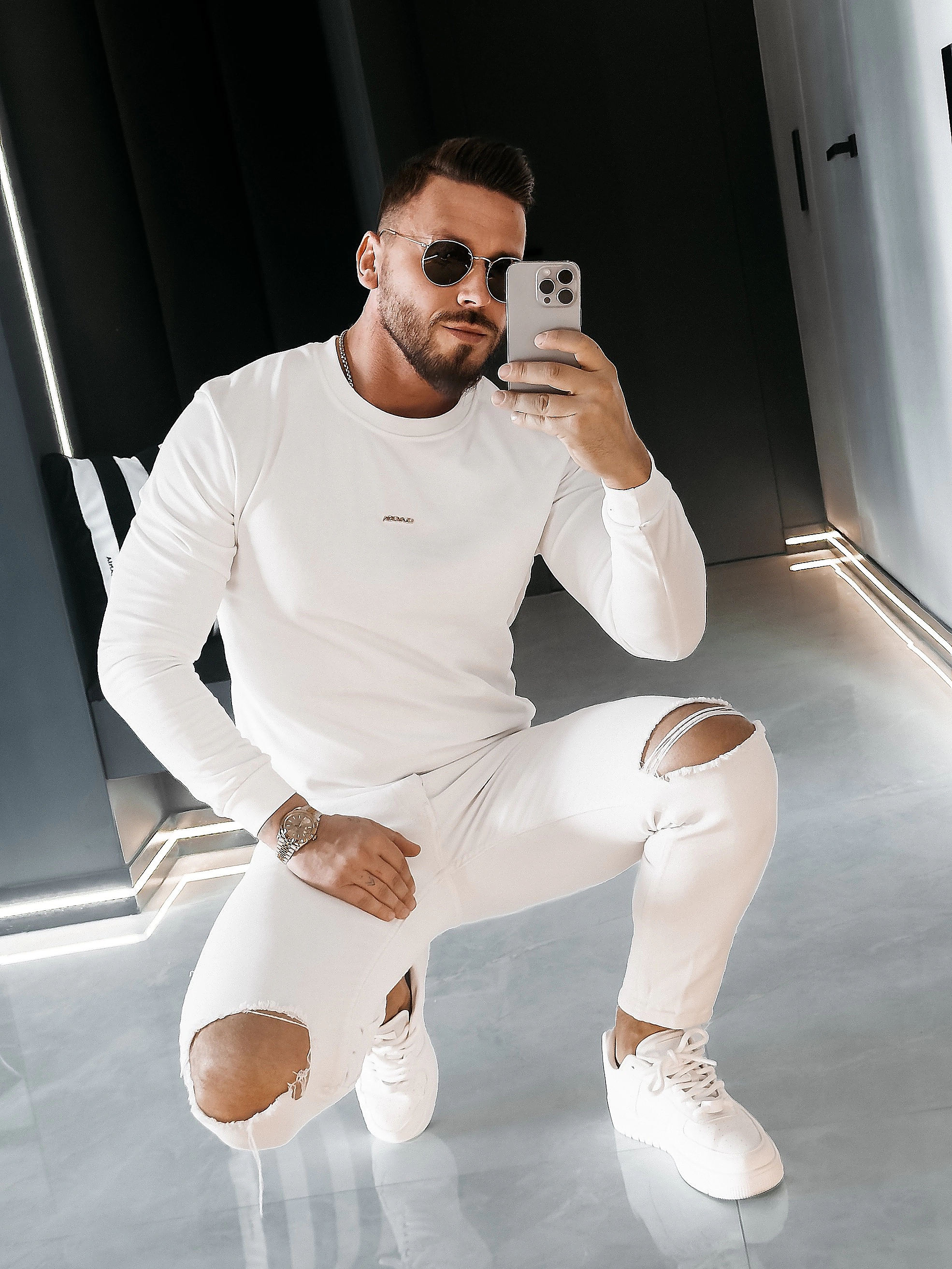 Bluza męska OLAVOGA Men TENGO - Écru