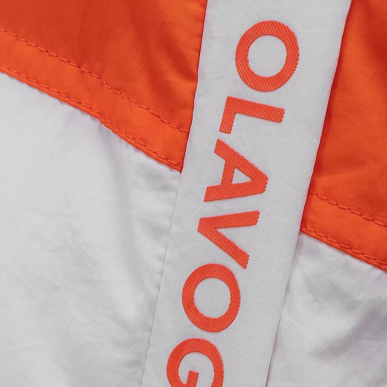 Kurze Steppjacke für Frauen OLAVOGA KIAR - Orange