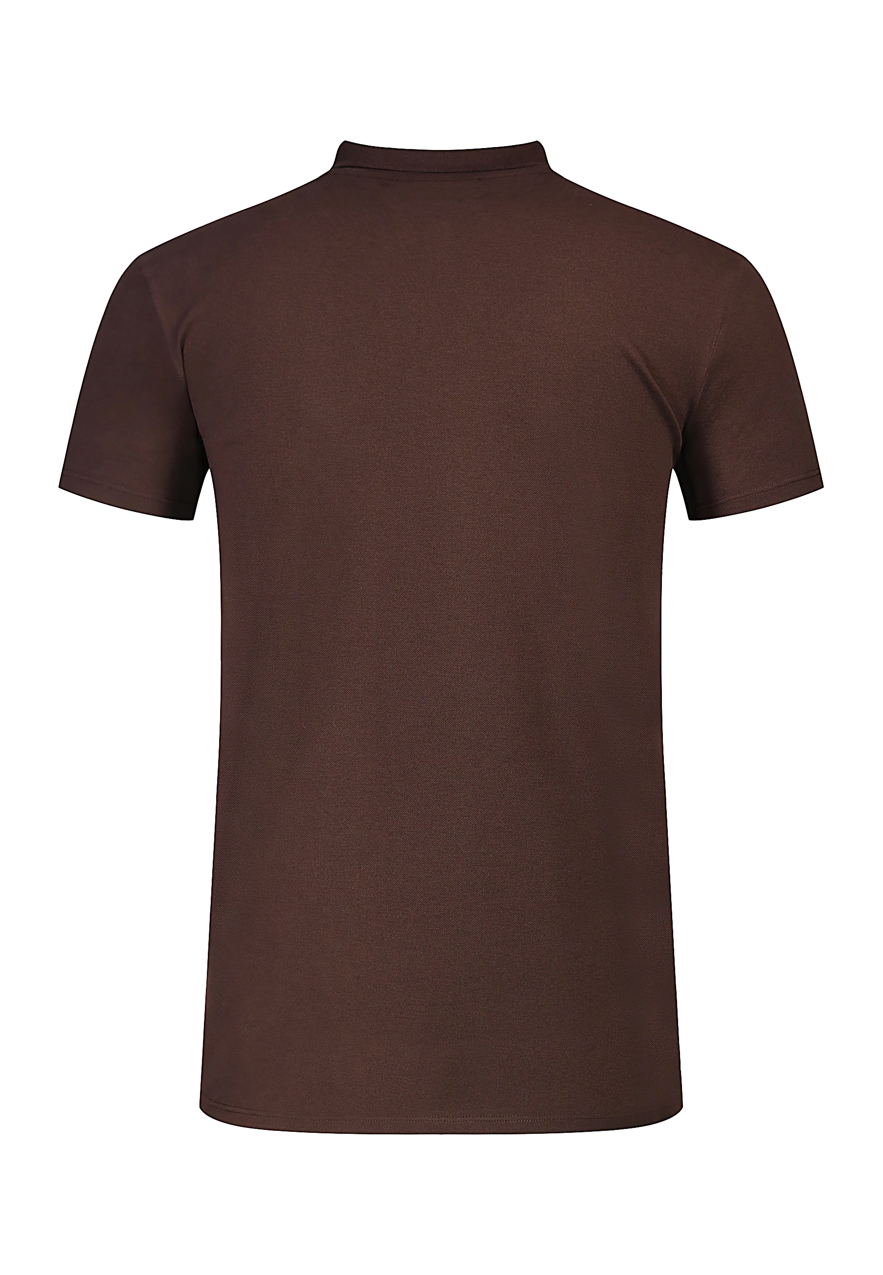 Herren SIKSILK ZIP POLO T-shirt 29273 - Braun