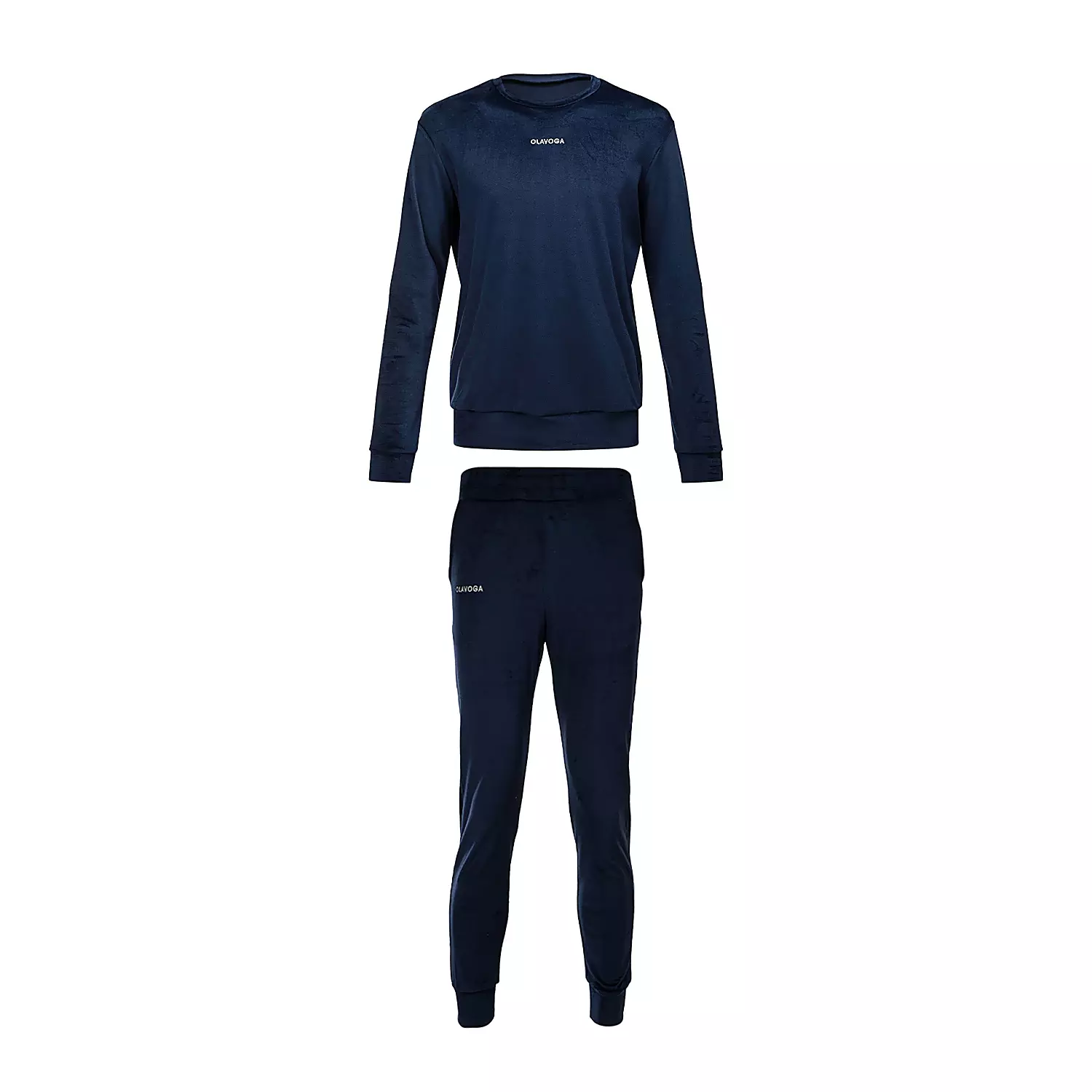 Damenset aus Velours OLAVOGA VELVET ASH MEN - Marineblau