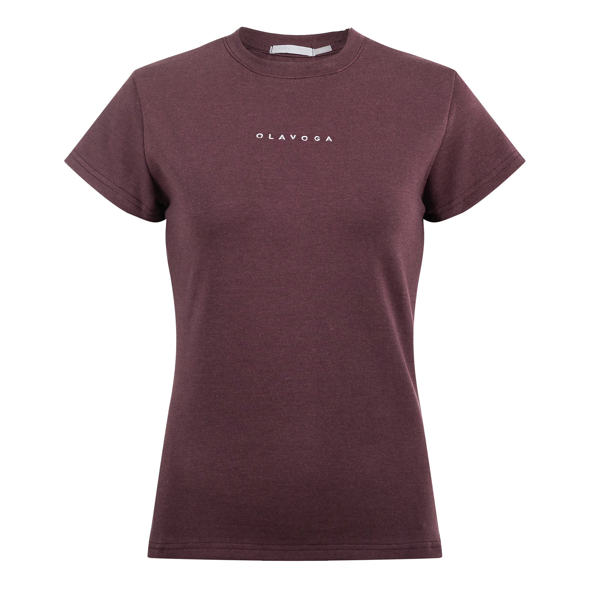 Damen-T-Shirt OLAVOGA ESTONAR - Pflaume