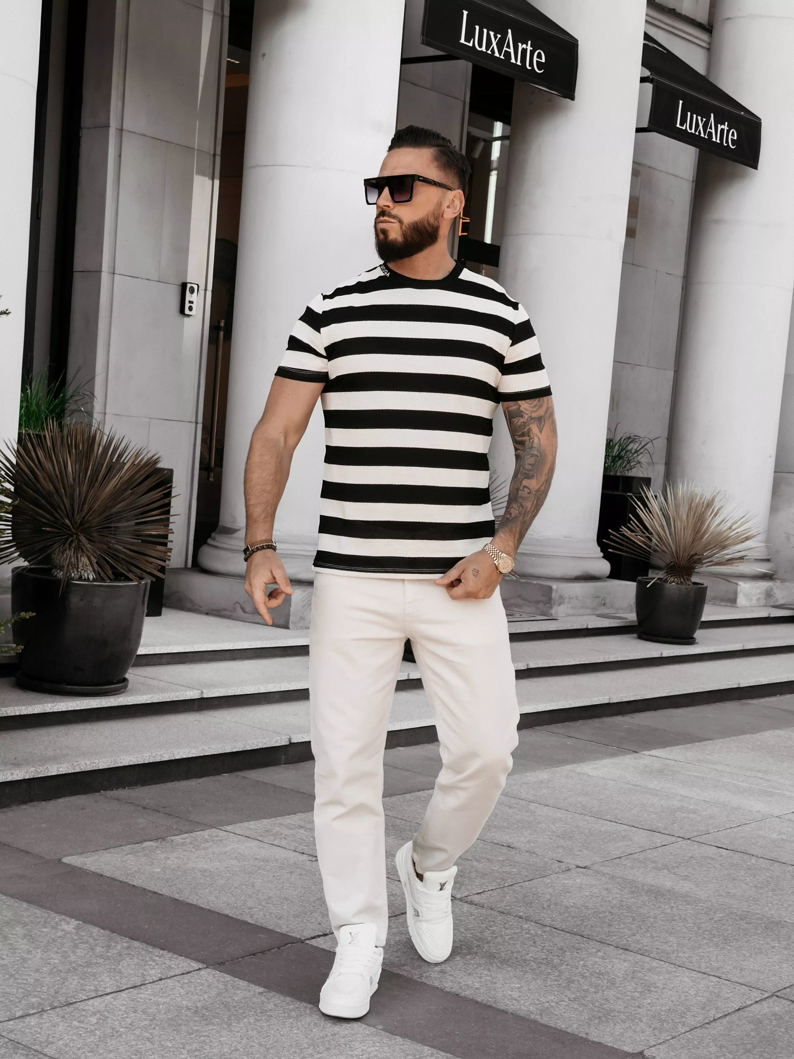 Sweter męski OLAVOGA Men NEXTO - Czarny