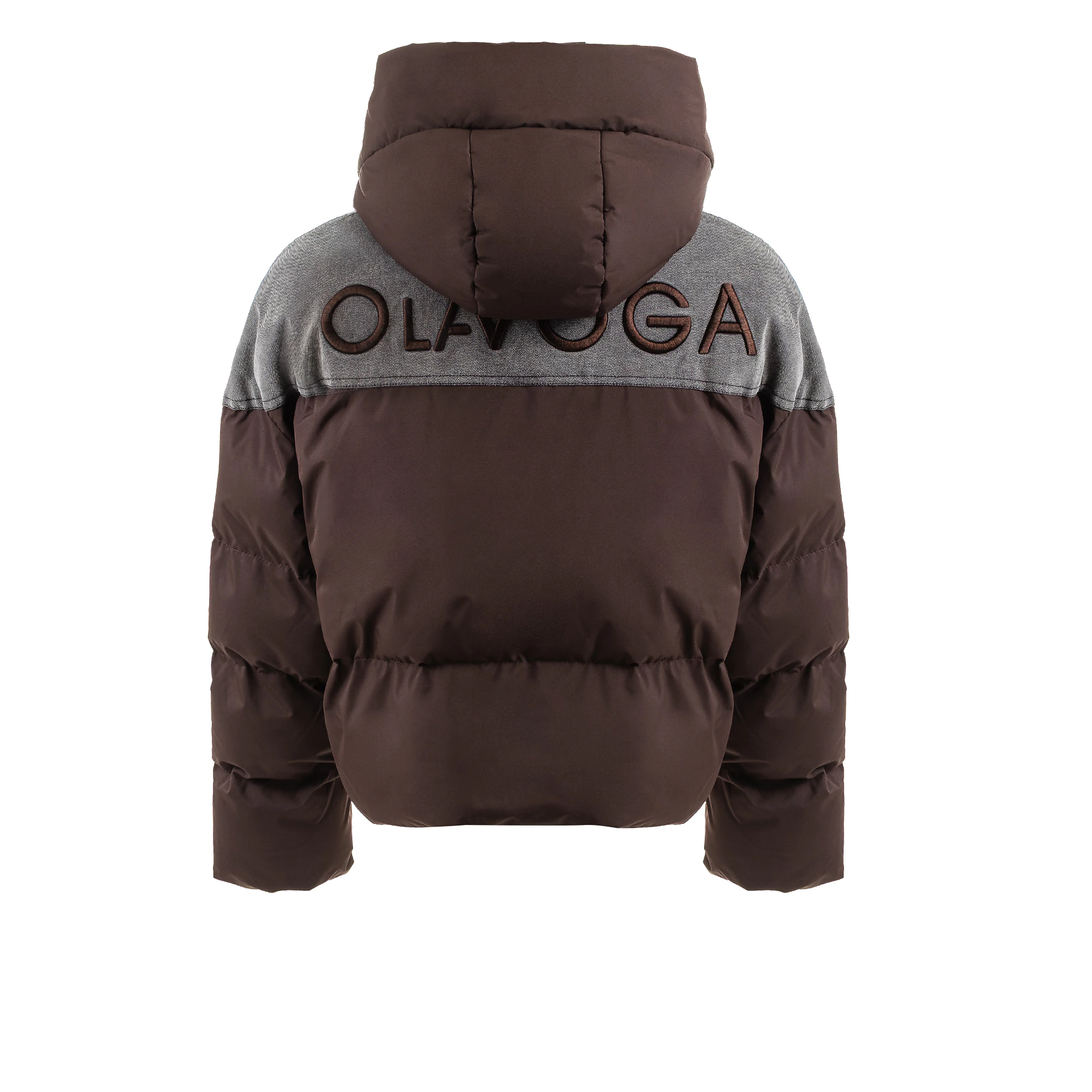 OLAVOGA MALGOR – gesteppte Damenjacke mit Kapuze – Braun