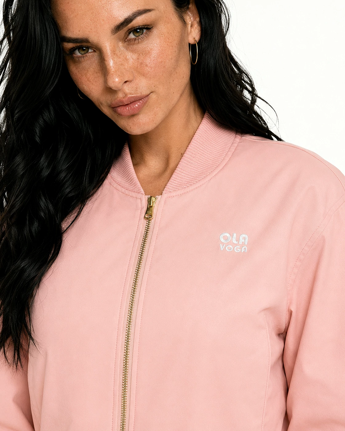 OLAVOGA MASTI bomber jacket - Neon coral