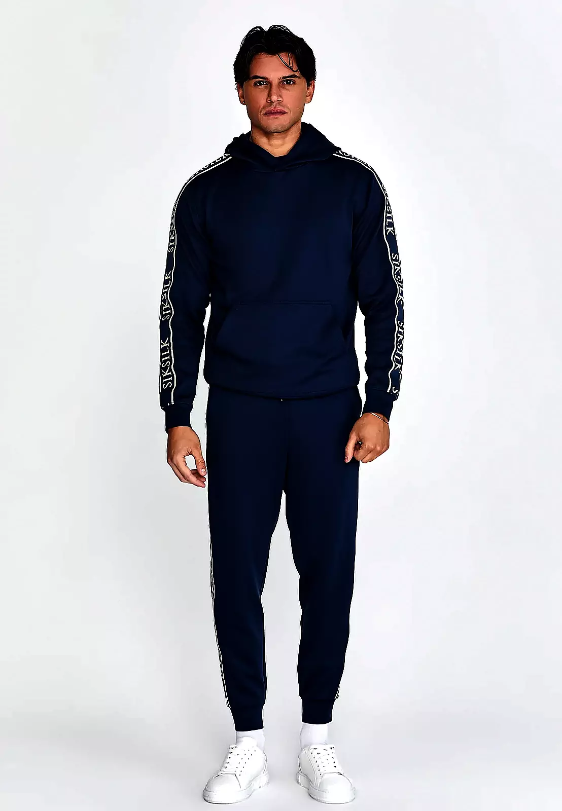 SIKSILK Herren Jogginghose 24195 - Marineblau