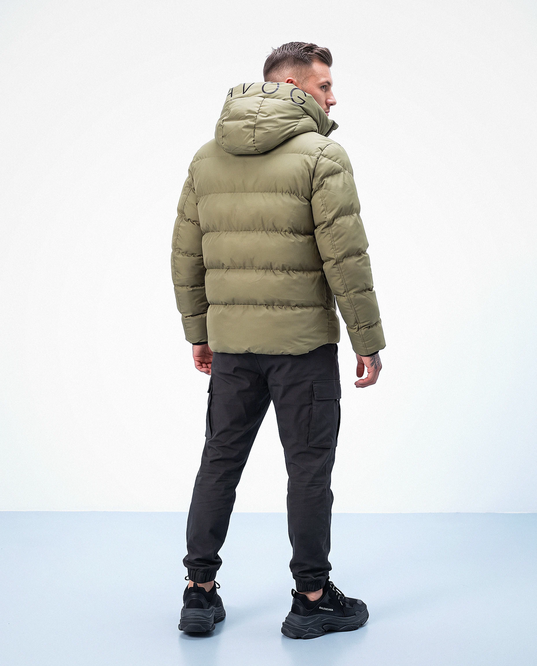 OLAVOGA Männer SPARKNOING Daunenjacke - Khaki