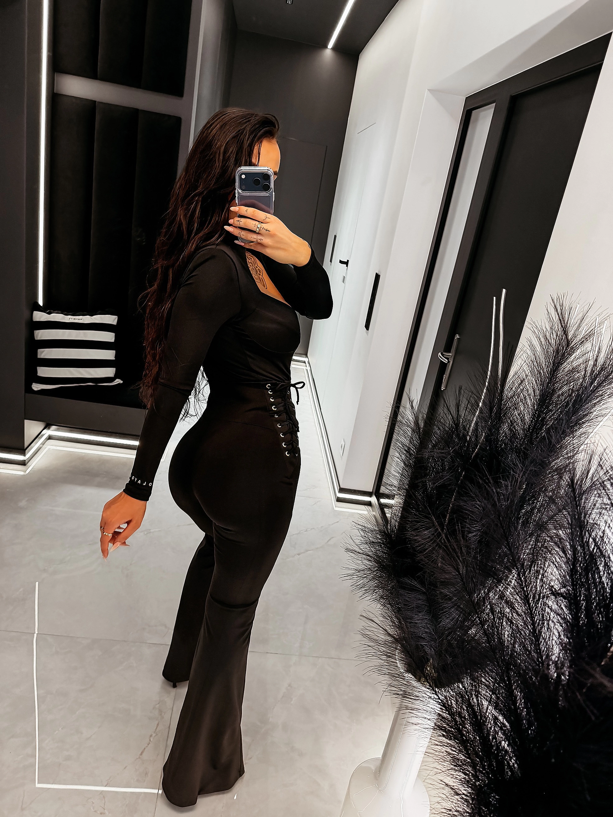 Dámske legíny OLAVOGA VEYA - Čierne
