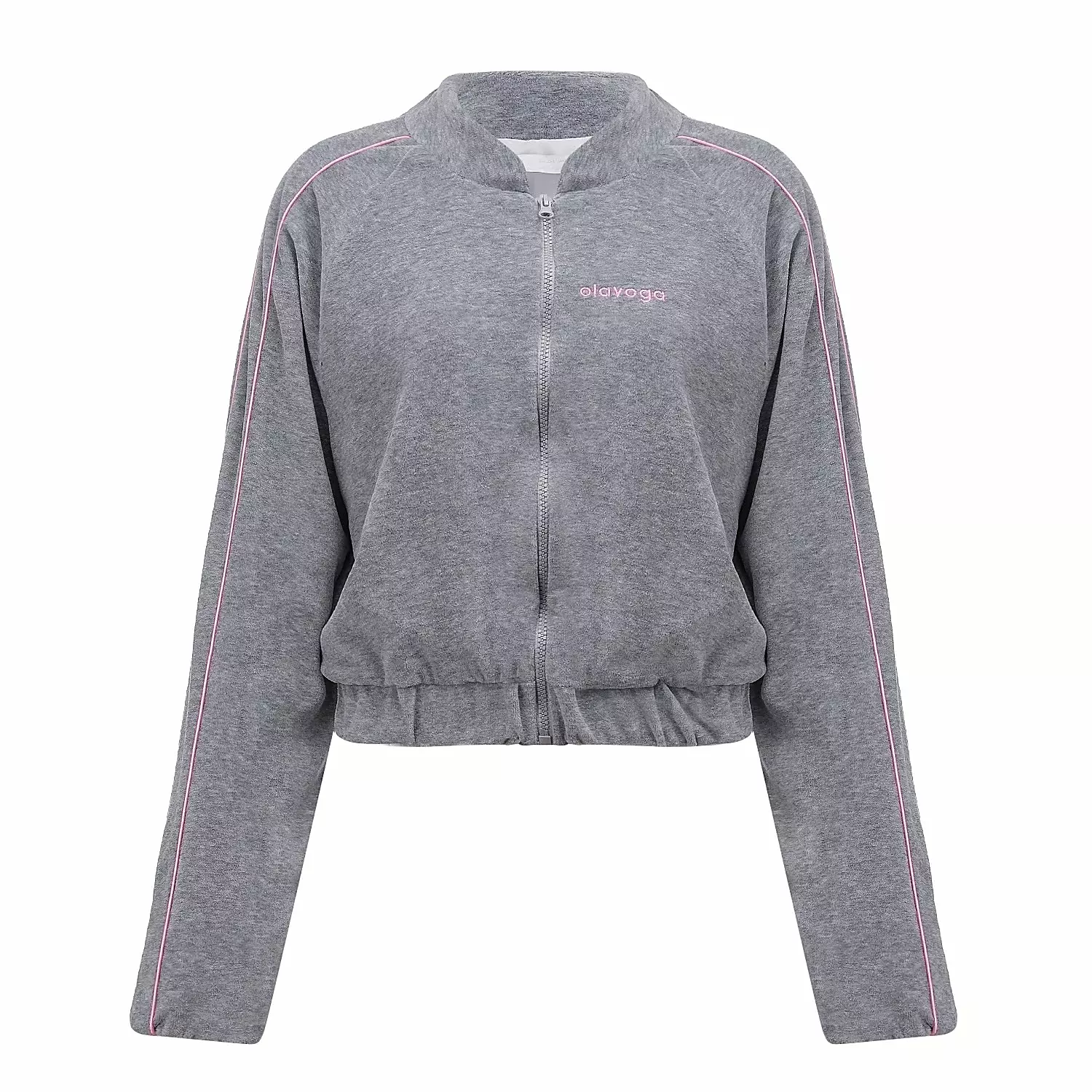 Women's bomber jacket OLAVOGA ELVIA - Grey