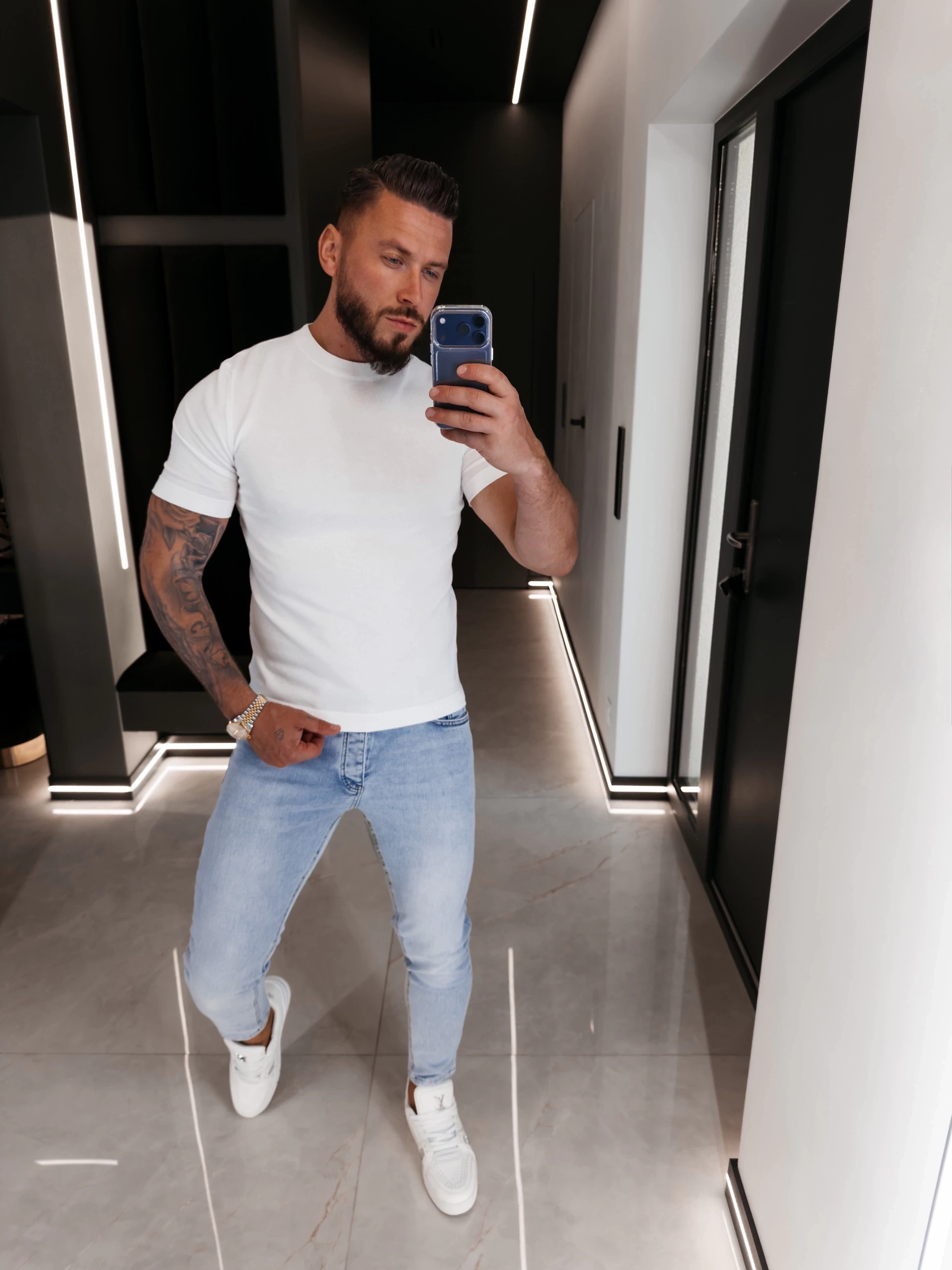 OLAVOGA Pánske tričko HANDY - Écru
